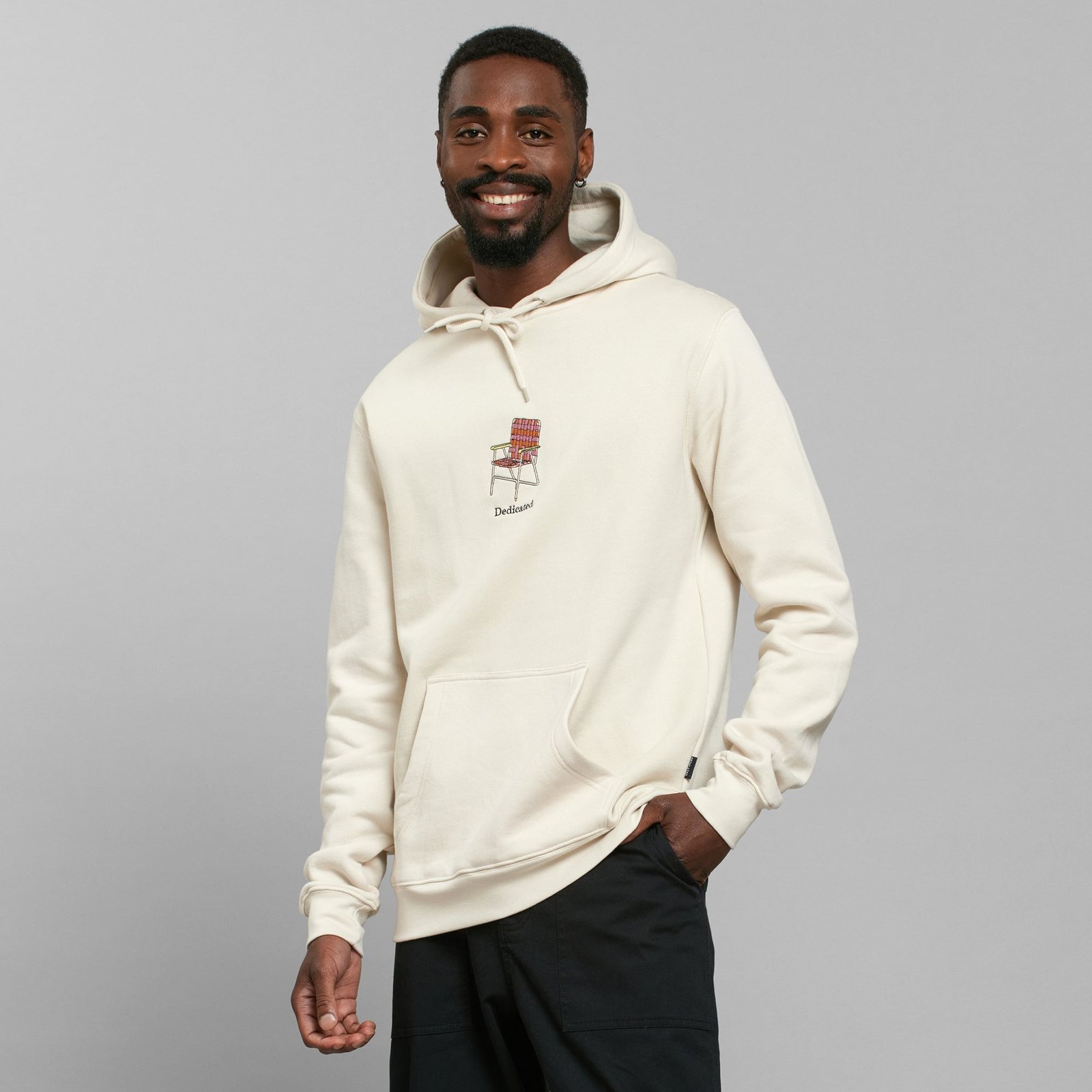 Hoodie Falun Lawn Chair Oat White