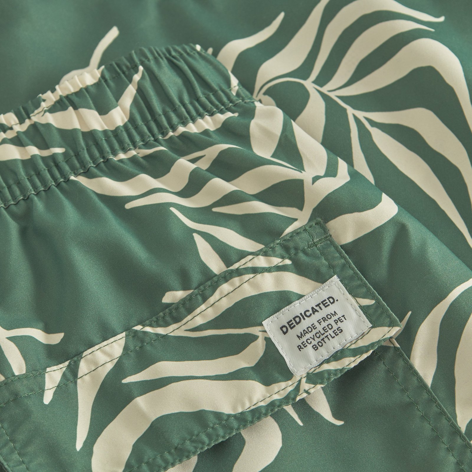 Swim Shorts Sandhamn Big Leaf Duck Green