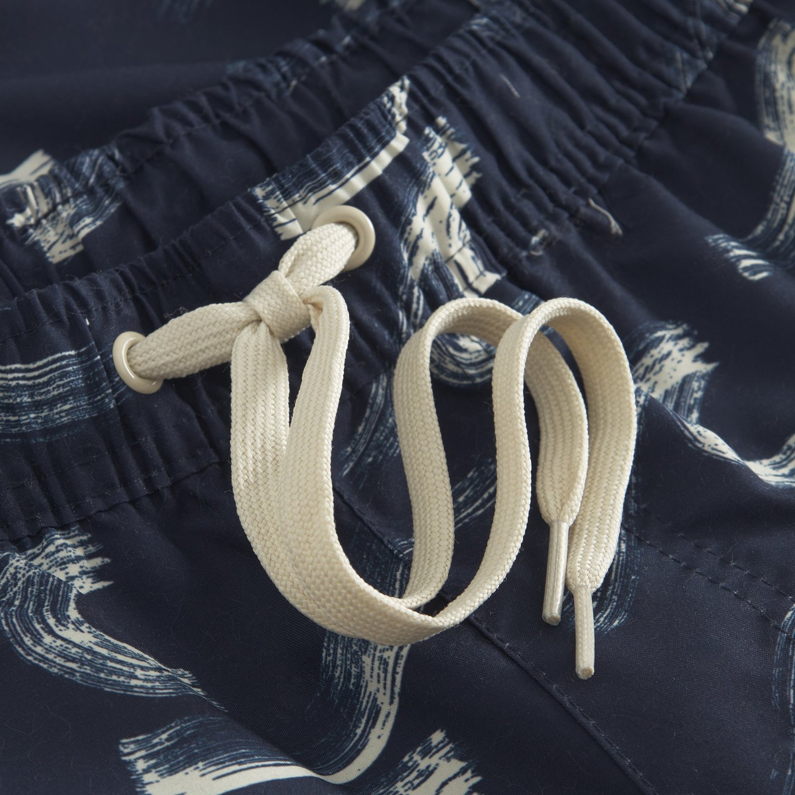 Swim Shorts Sandhamn Brushed Waves Navy