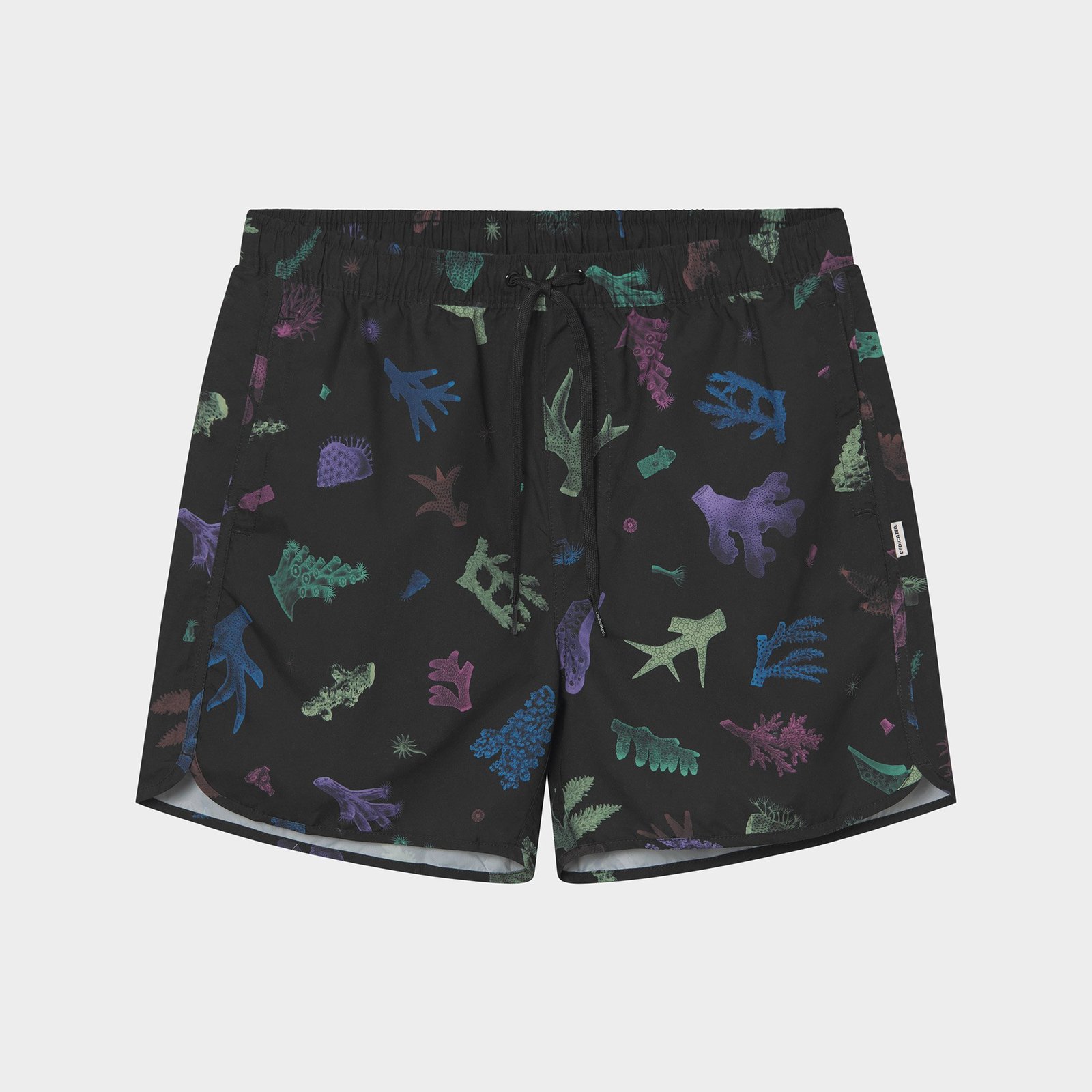 Swim Shorts Sandhamn Coral Gems Black