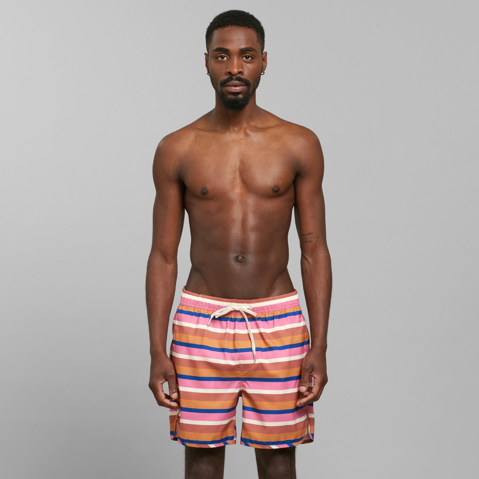Swim Shorts Sandhamn Irregular Stripe Multi Color