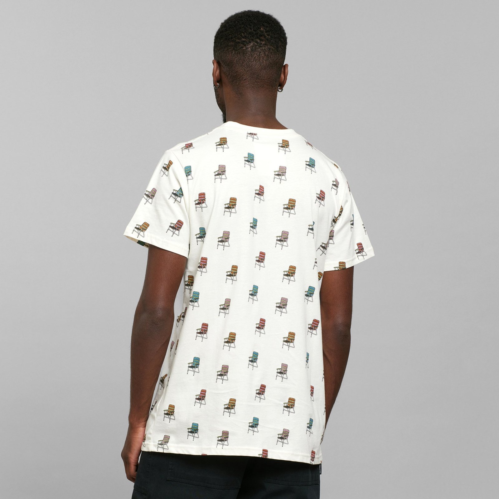 T-shirt Stockholm Lawn Chair AOP Off White