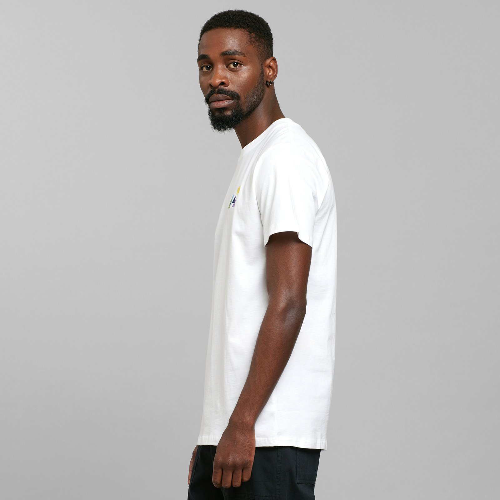 T-shirt Stockholm Wave Sun White