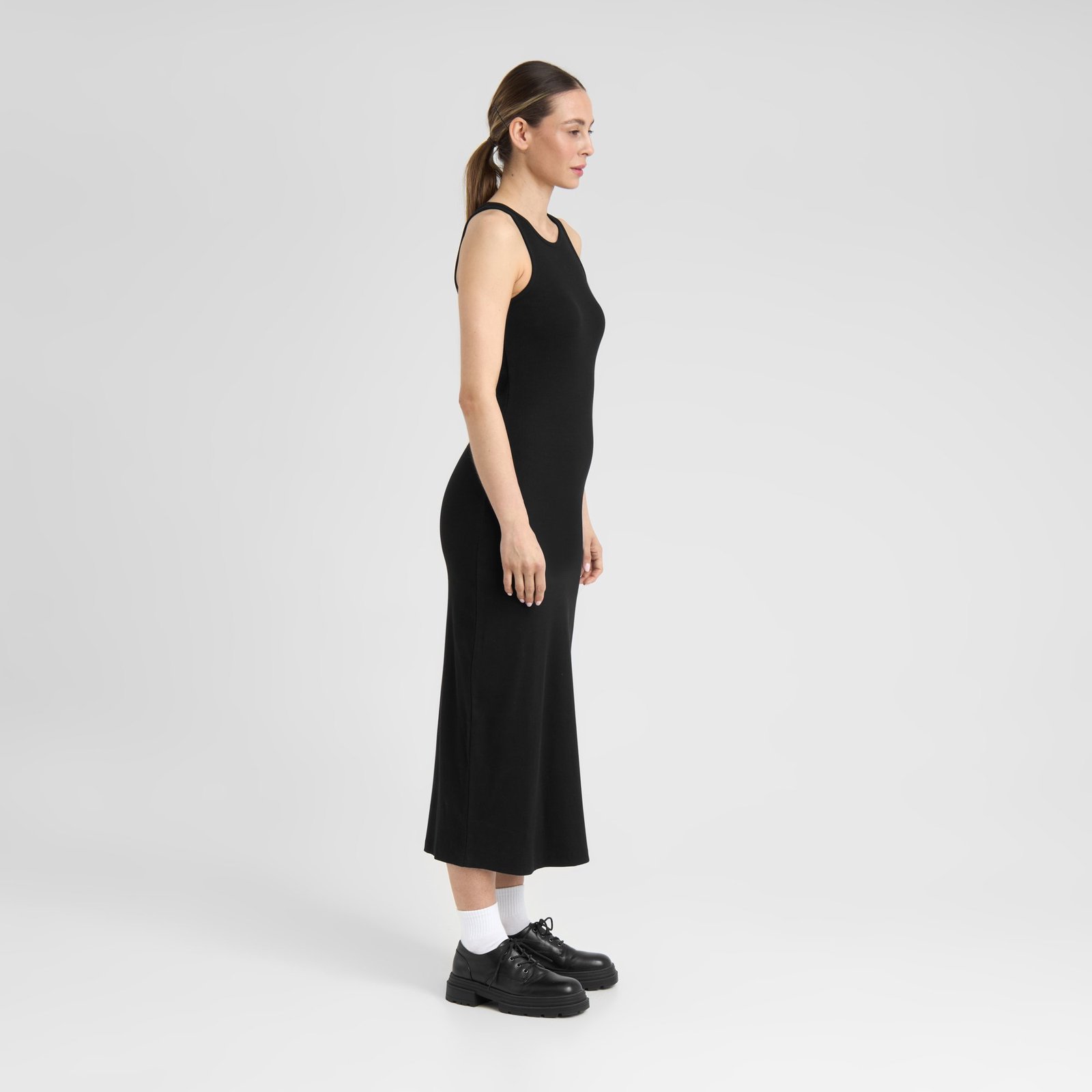 Rib Dress Motala Black