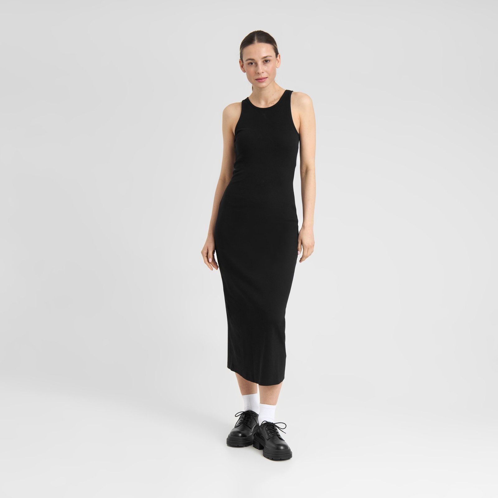 Rib Dress Motala Black