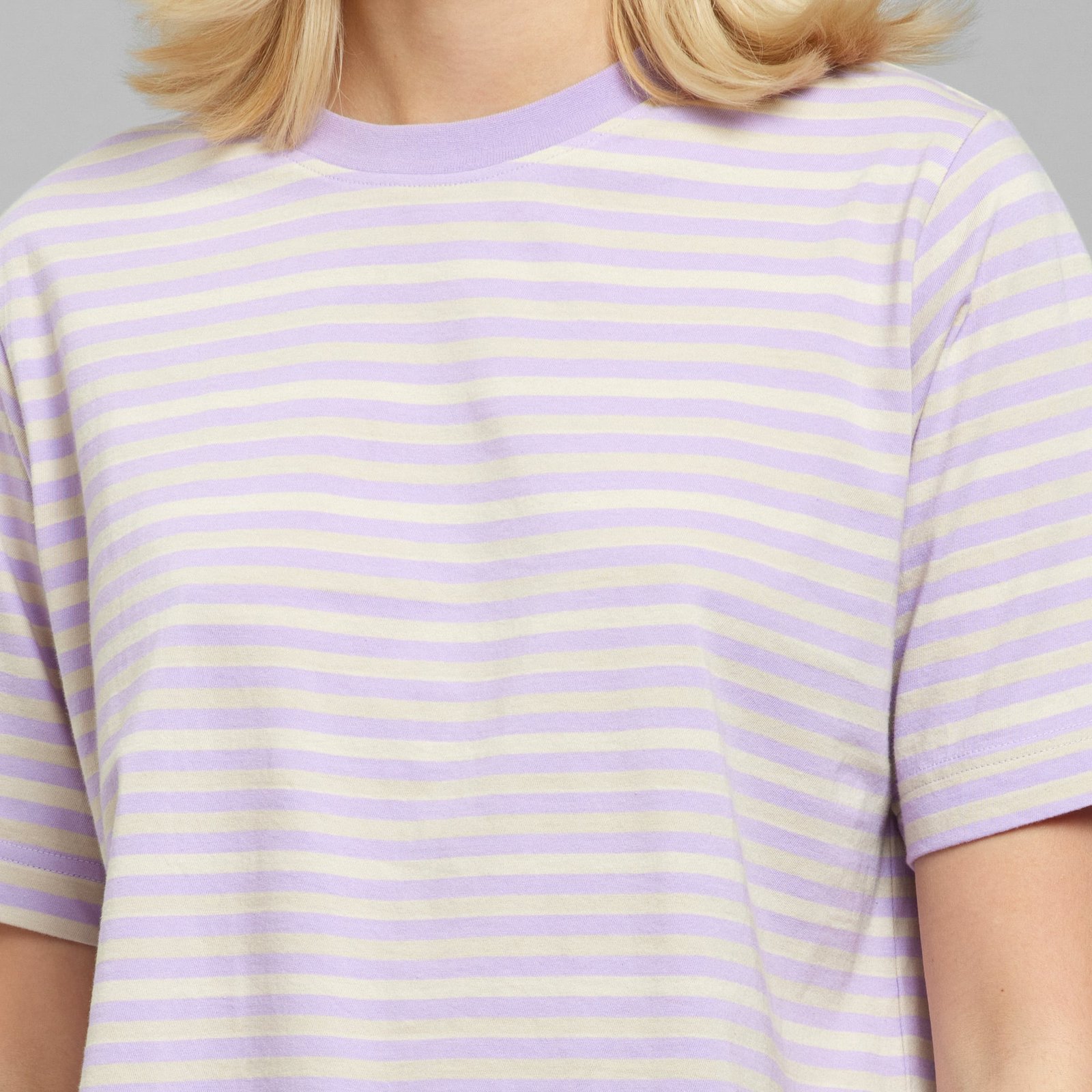 T-shirt Vadstena Rose Purple/Vanilla White