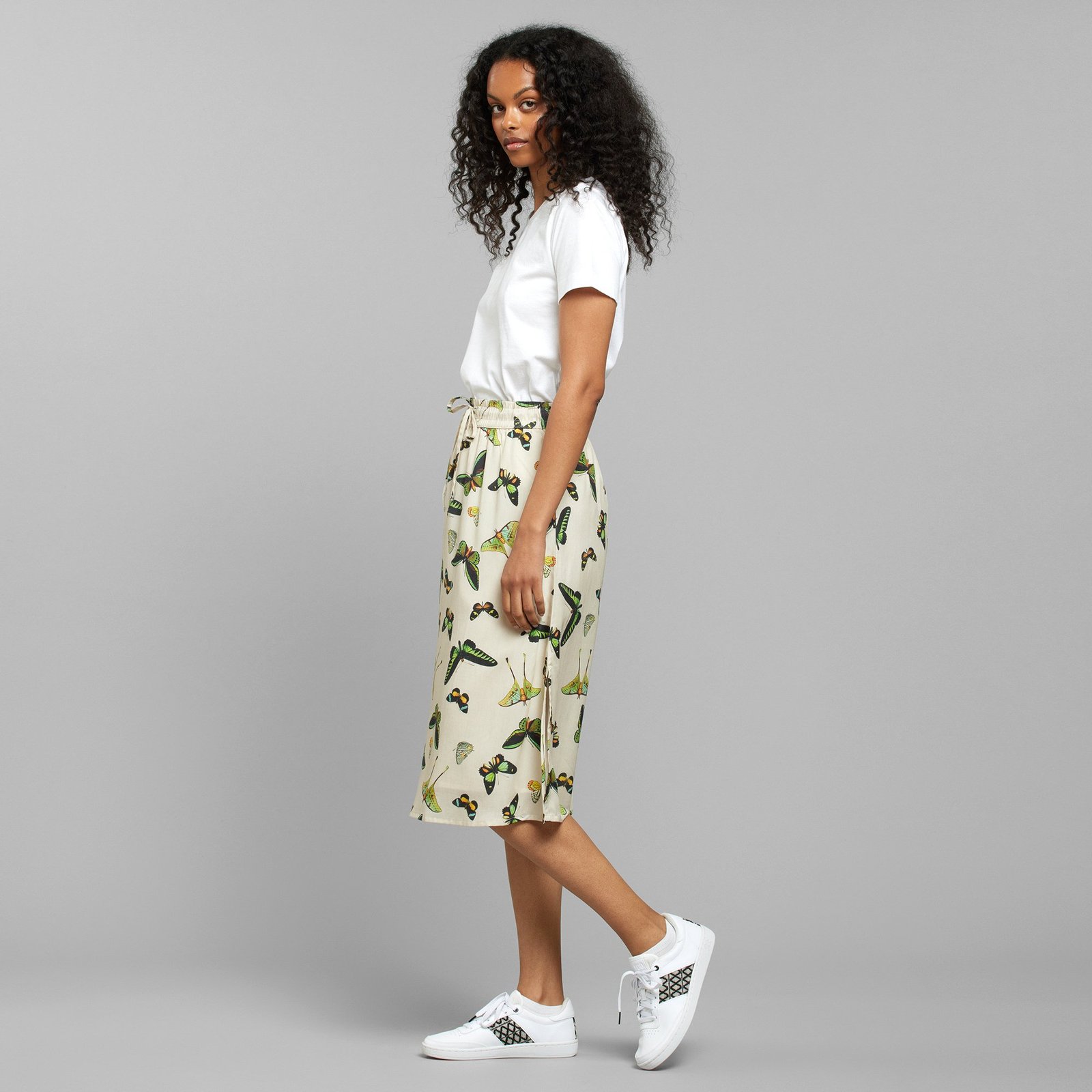 Skirt Klippan Butterfly Oat White
