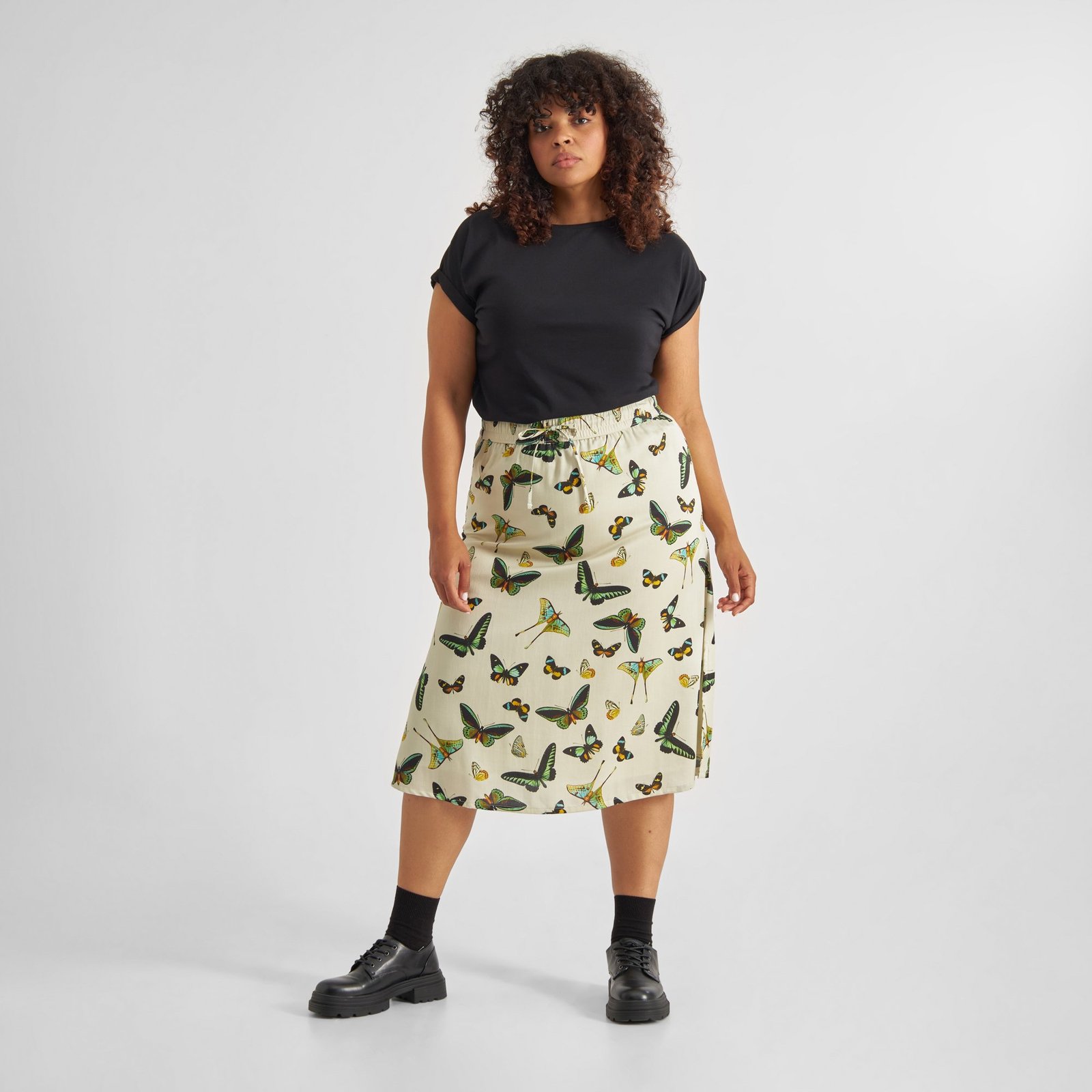 Skirt Klippan Butterfly Oat White