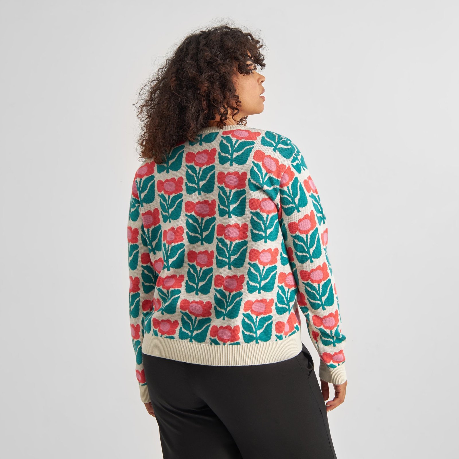Sweater Arendal Liv Lee Flower Multi Color