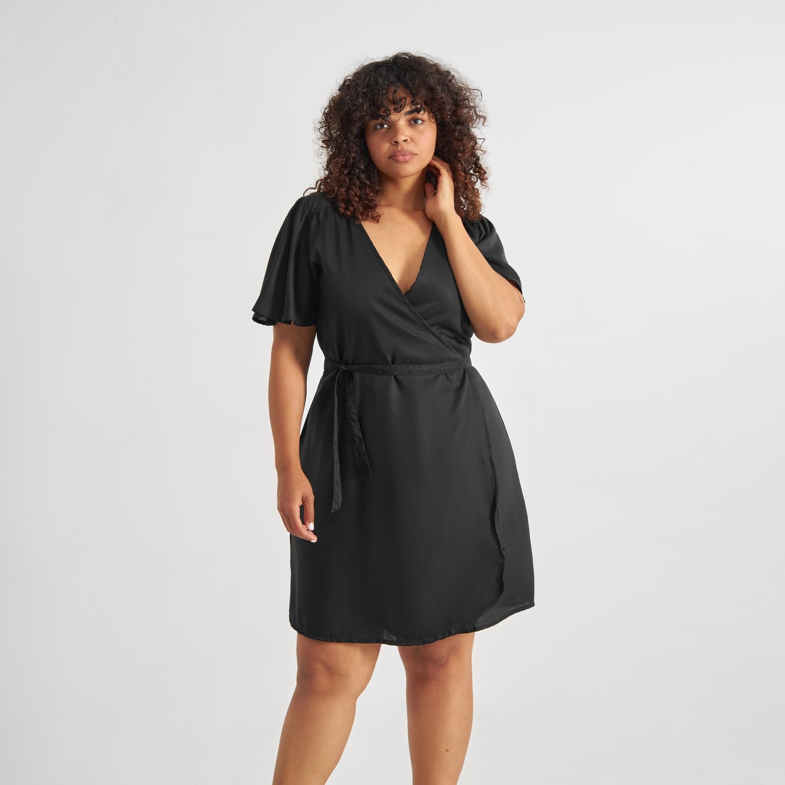 Wrap Dress Kungshamn Black