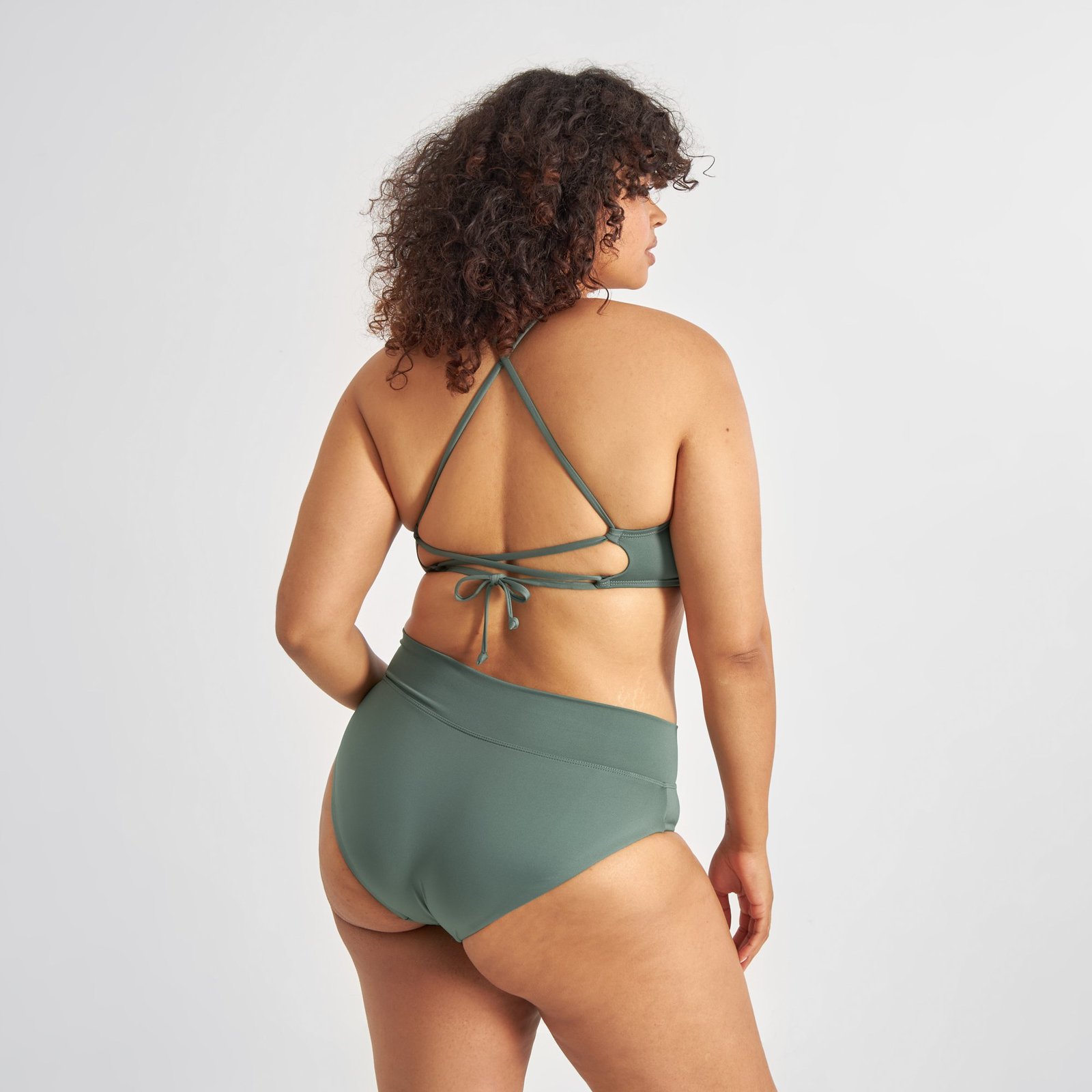Bikini Pants Slite Duck Green