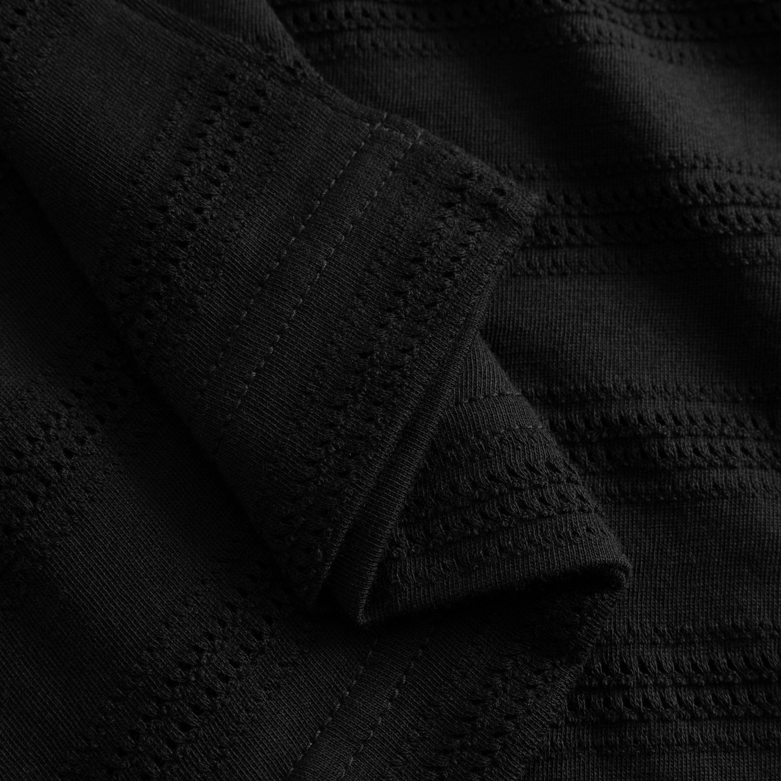 T-shirt Vadstena Lace Black