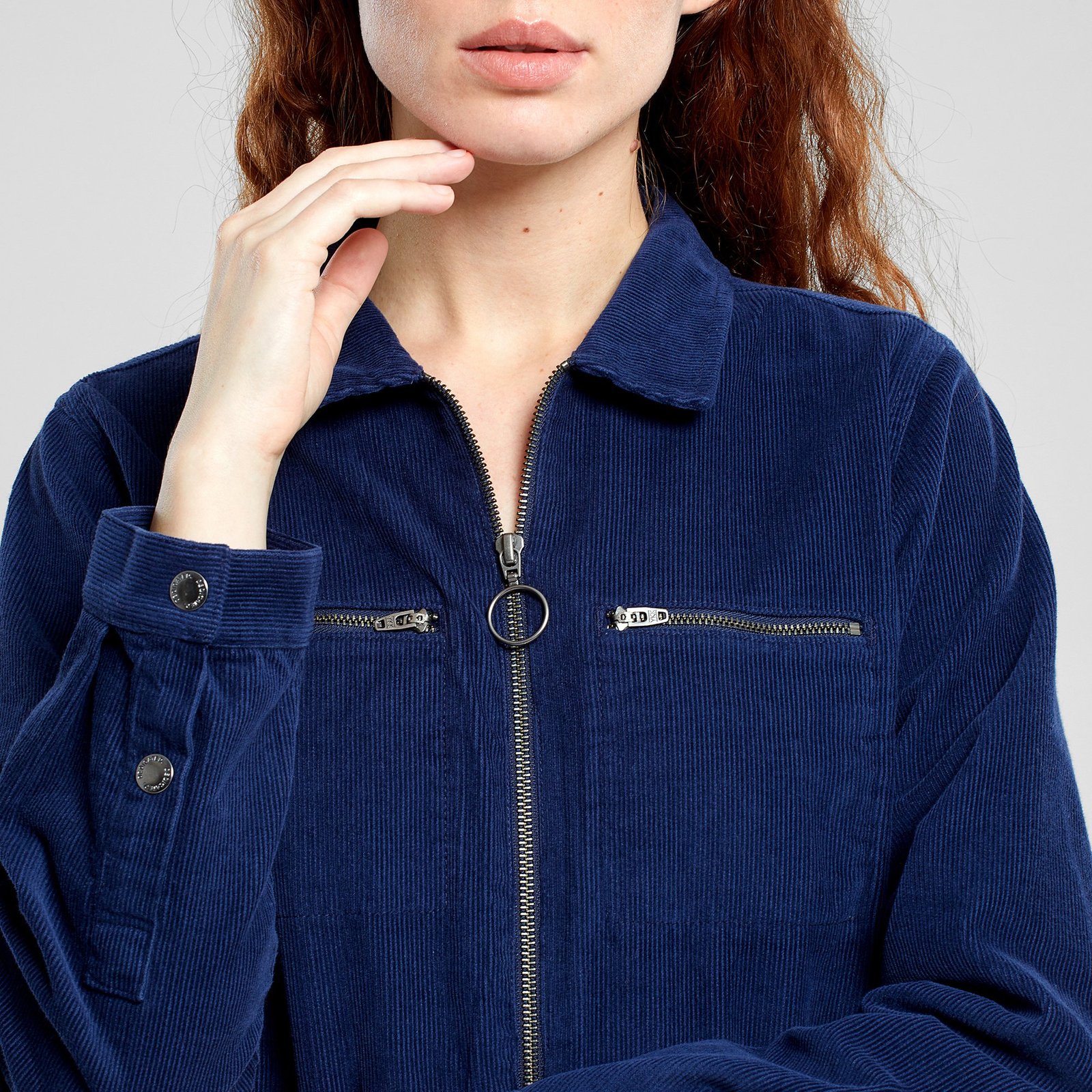 Overall Hultsfred Corduroy Navy