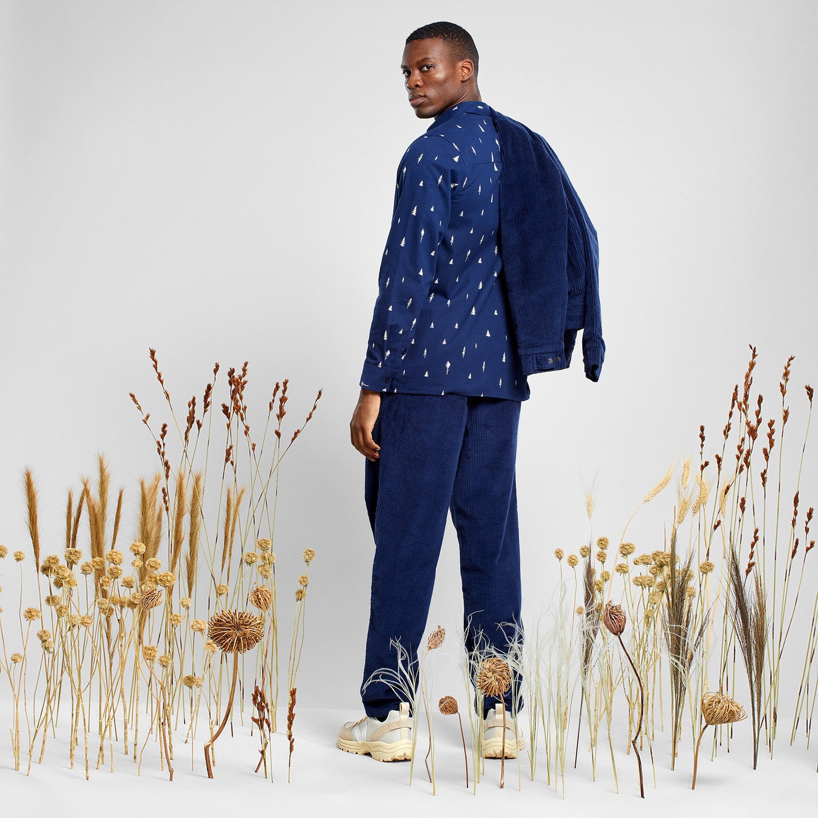 Pants Sollentuna Corduroy Navy