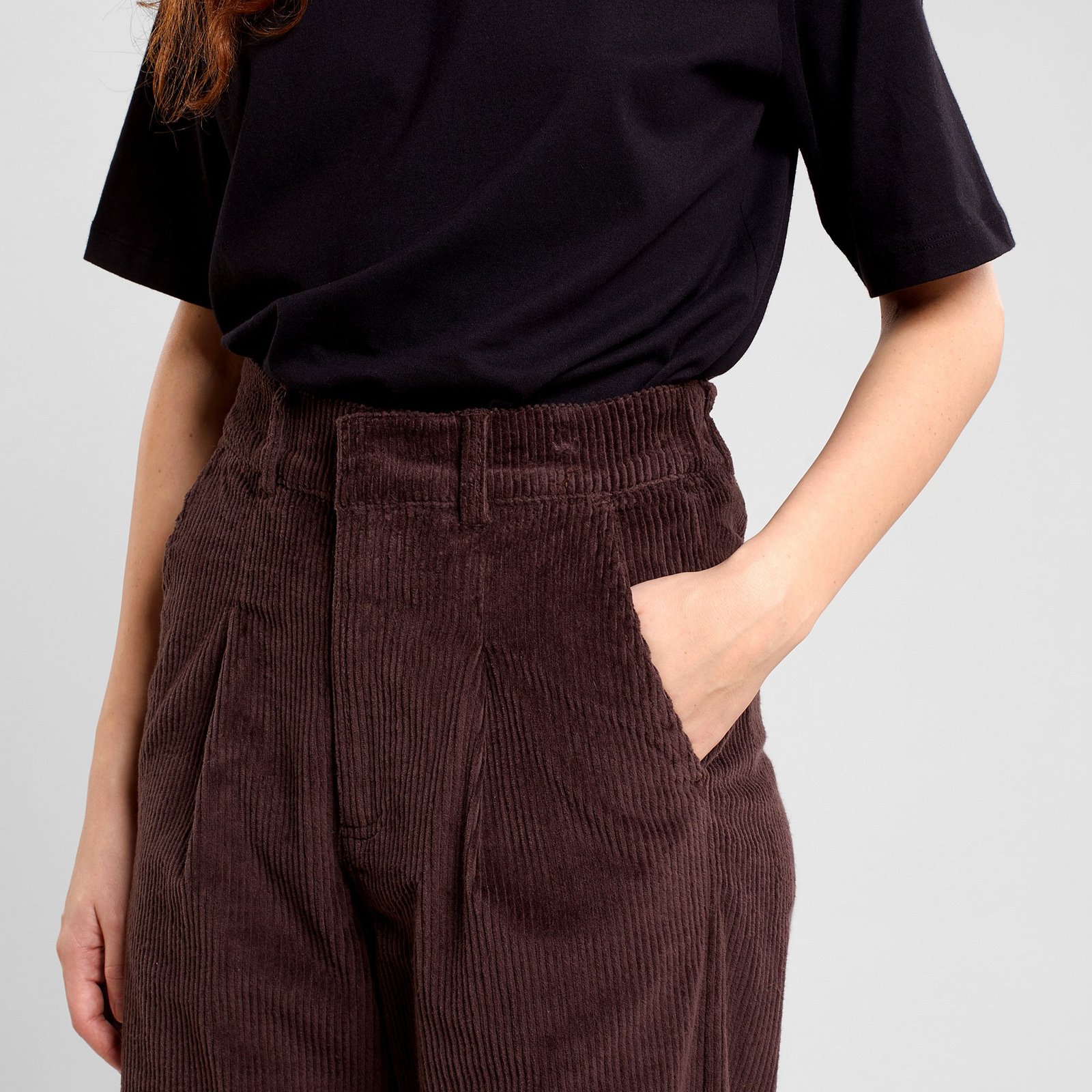 Pants Uddevalla Corduroy Coffee Brown