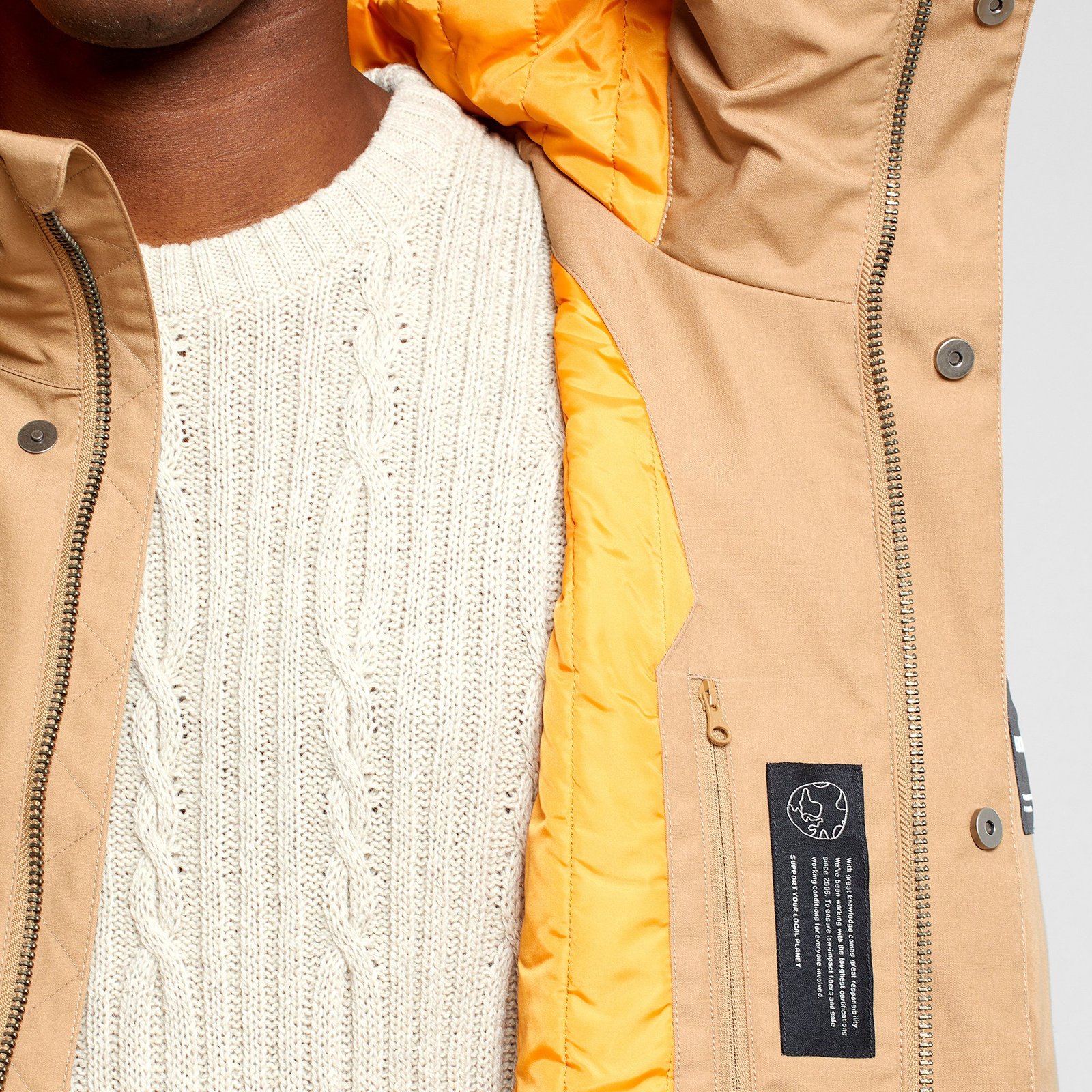 Parka Jacket Stavanger Tiger Brown