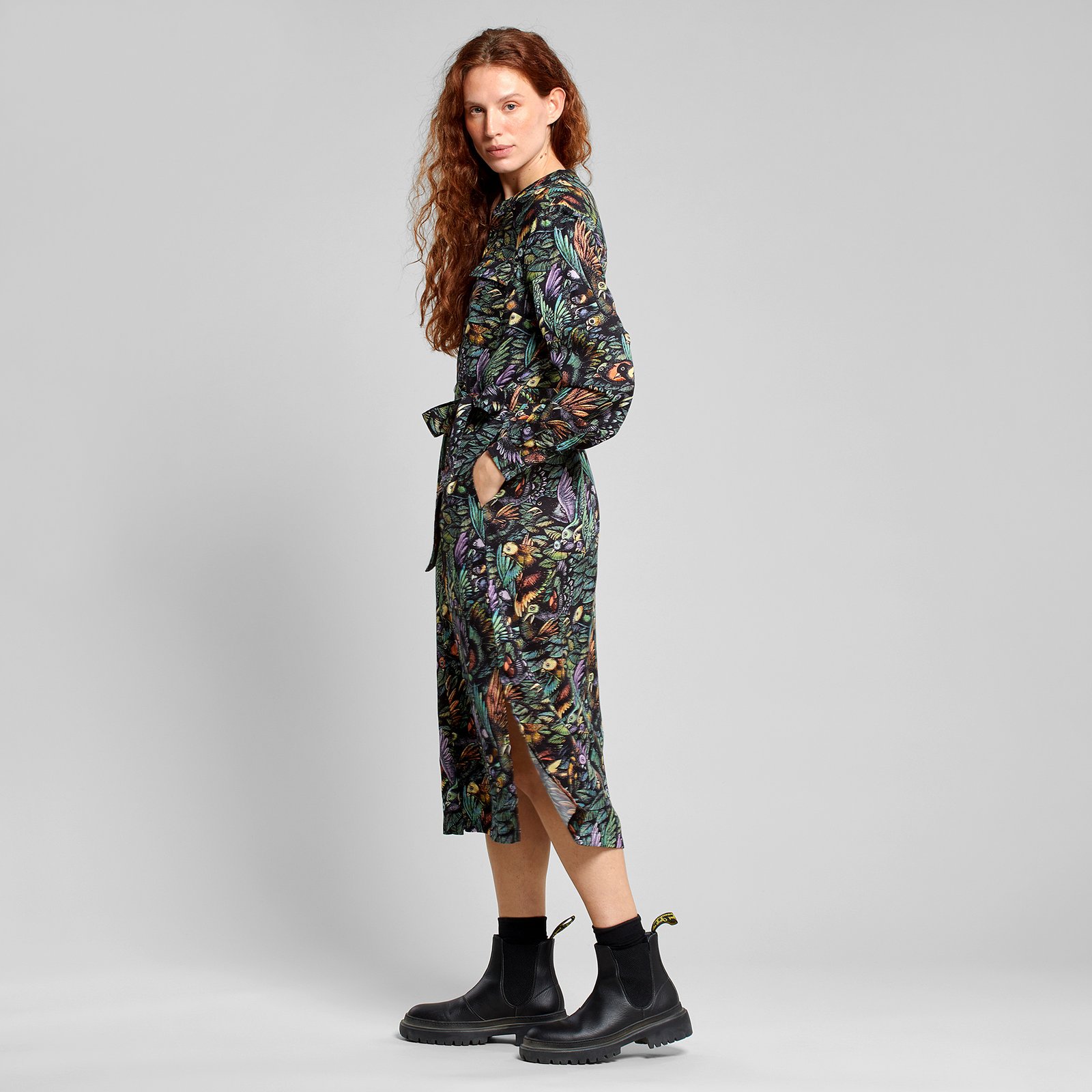 Shirt Dress Falsterbo The Birds Black
