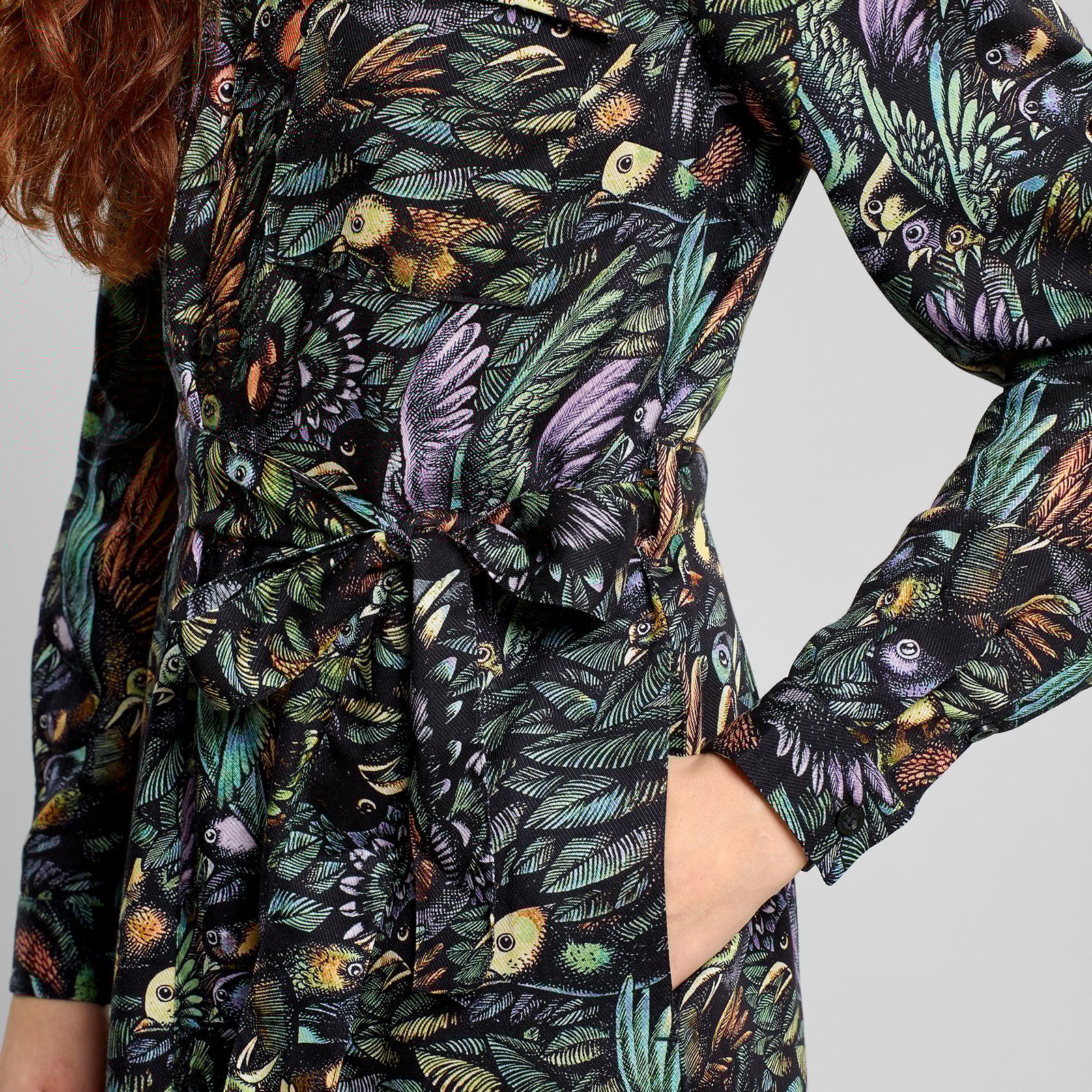 Shirt Dress Falsterbo The Birds Black