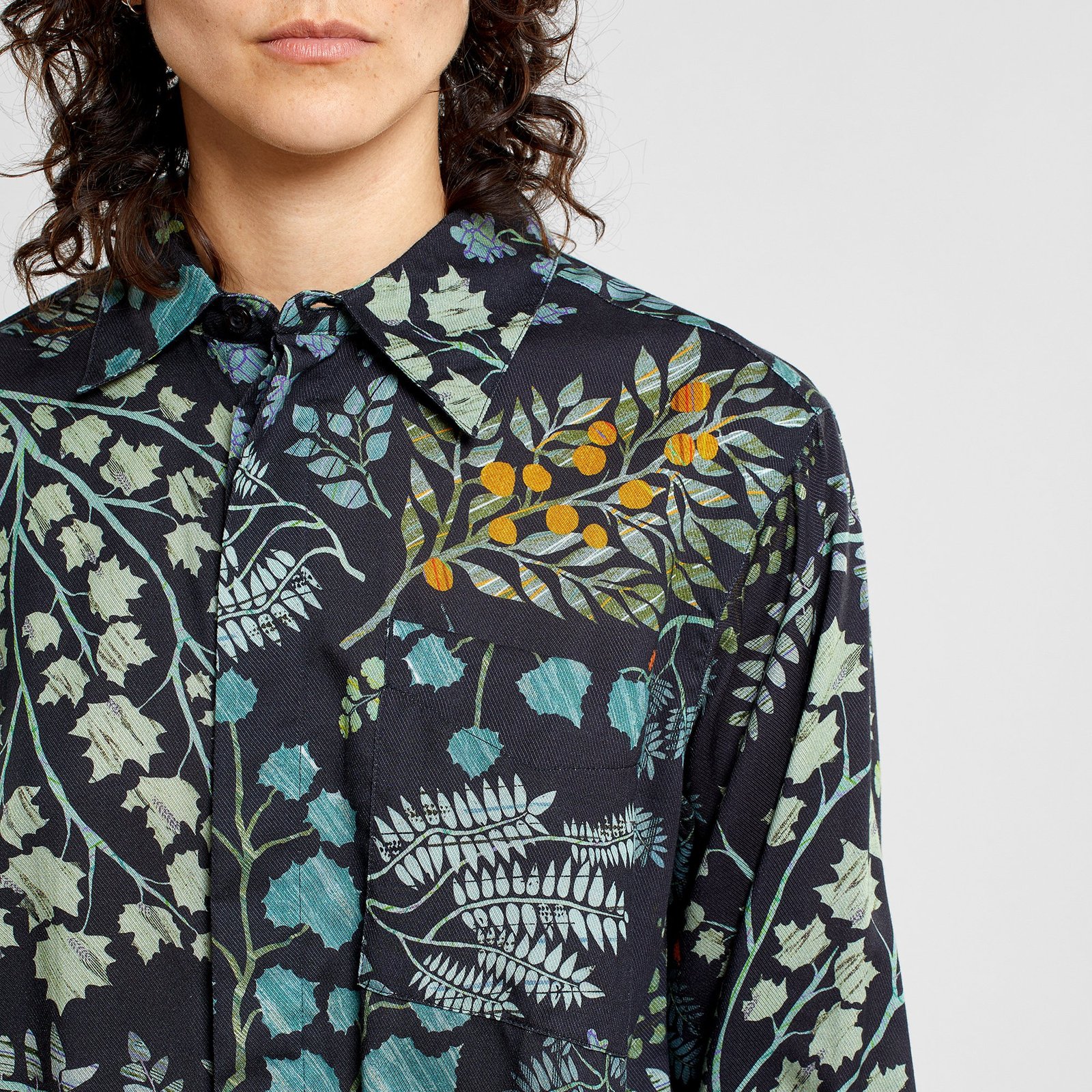 Shirt Kosta Botanical Quilt Black