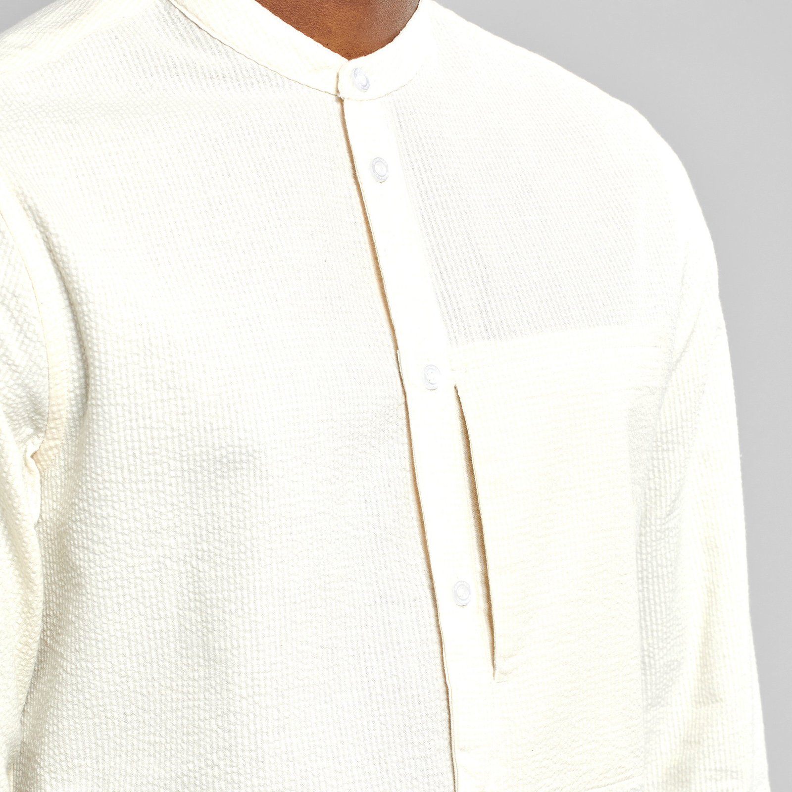 Shirt Onsala Seersucker Off-White