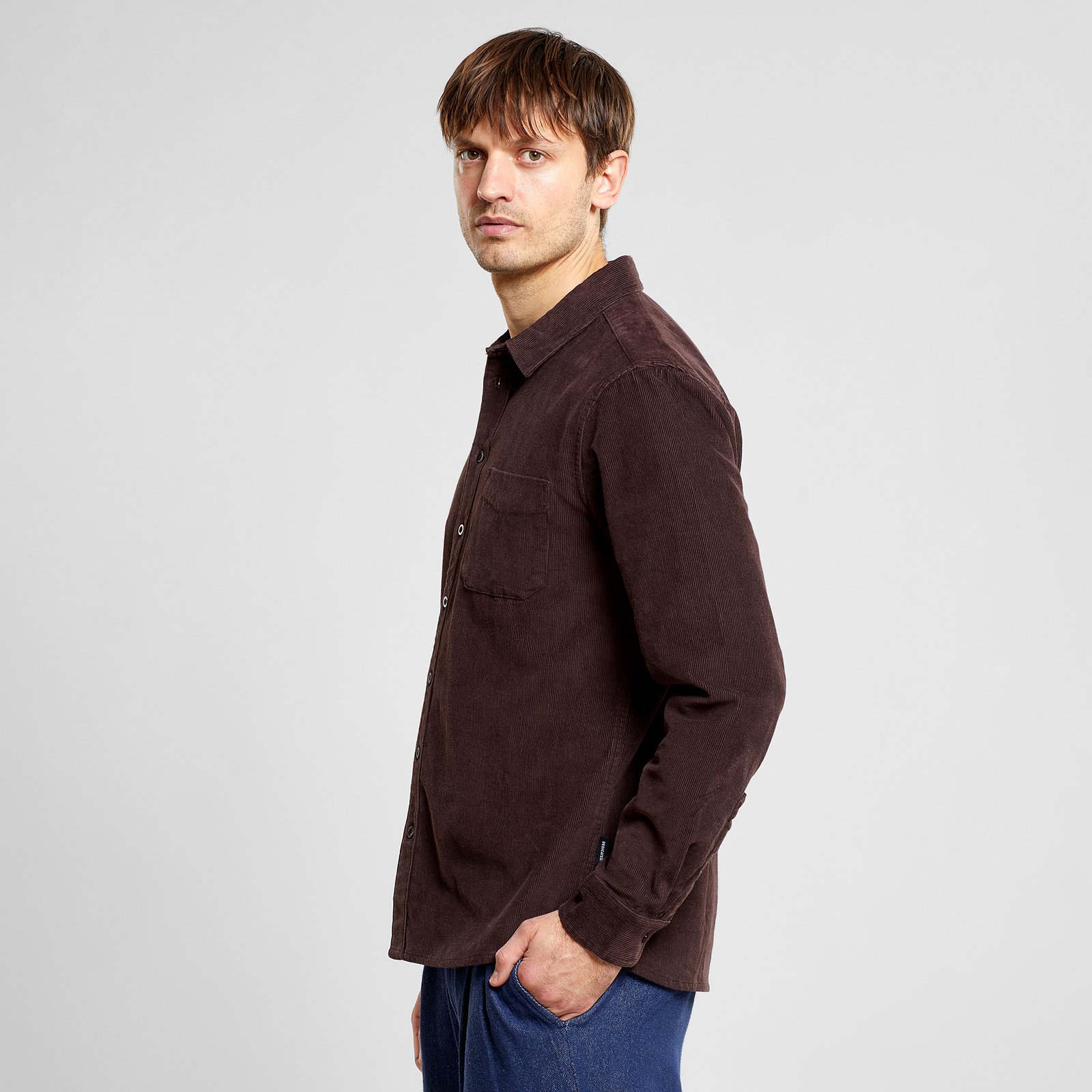 Shirt Varberg Corduroy Coffee Brown