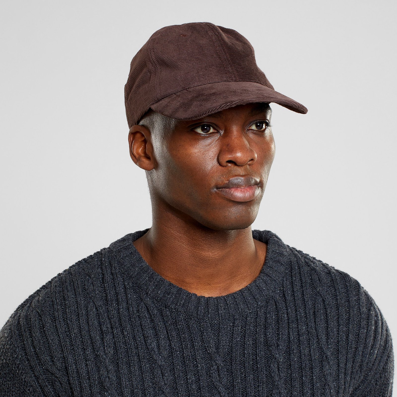 Soft Cap Slussen Corduroy Base Coffee Brown