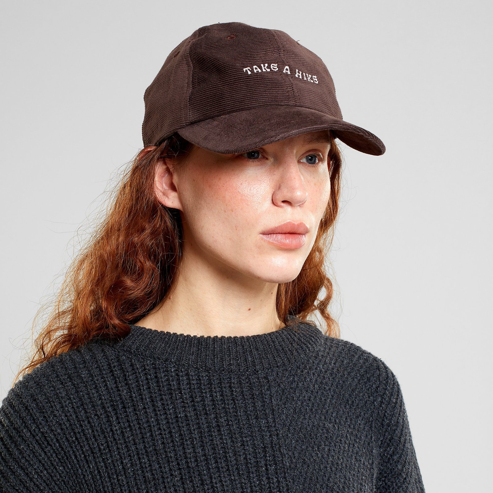 Soft Cap Slussen Corduroy Take A Hike Coffee Brown