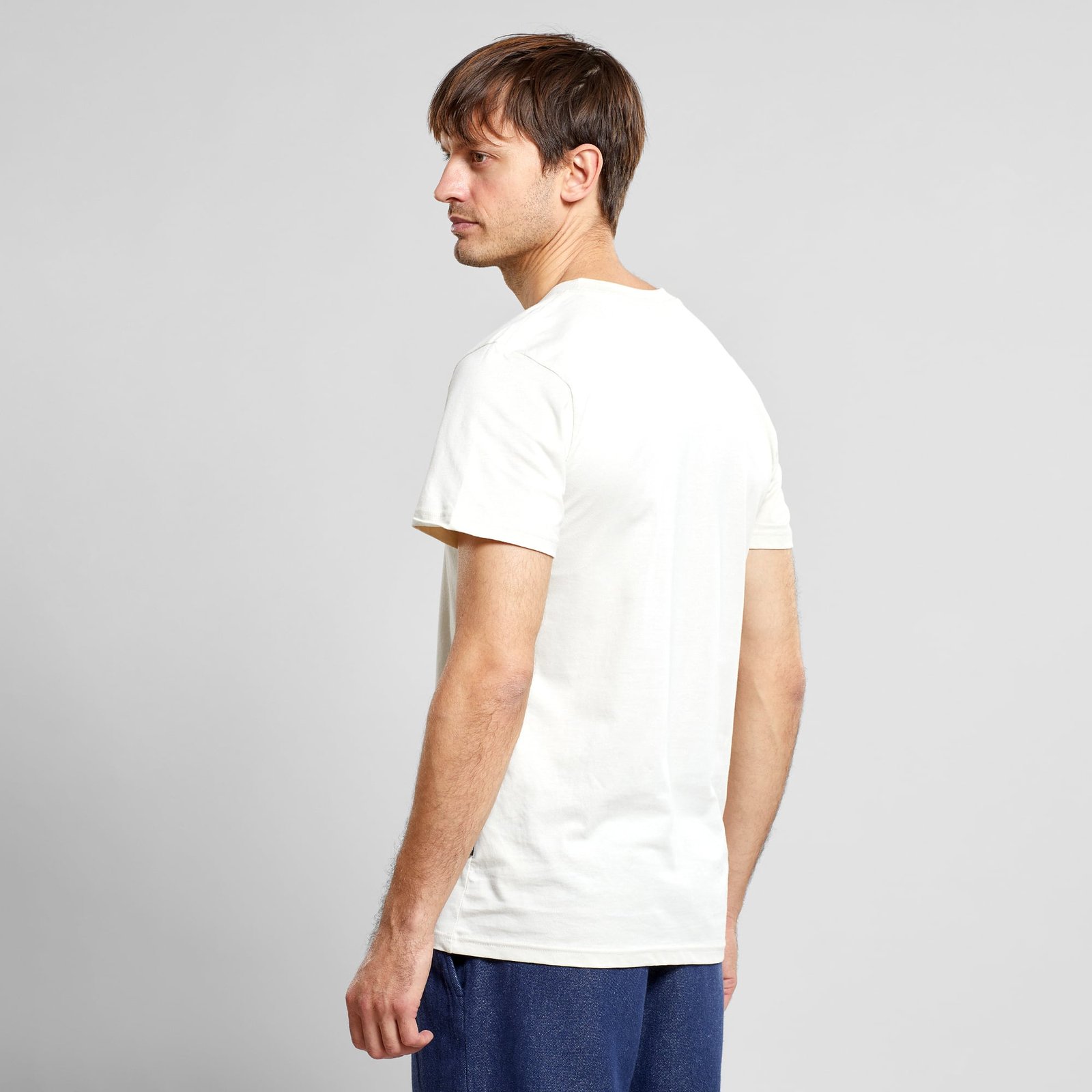 T-shirt Stockholm Hot Coffee Emb Oat White