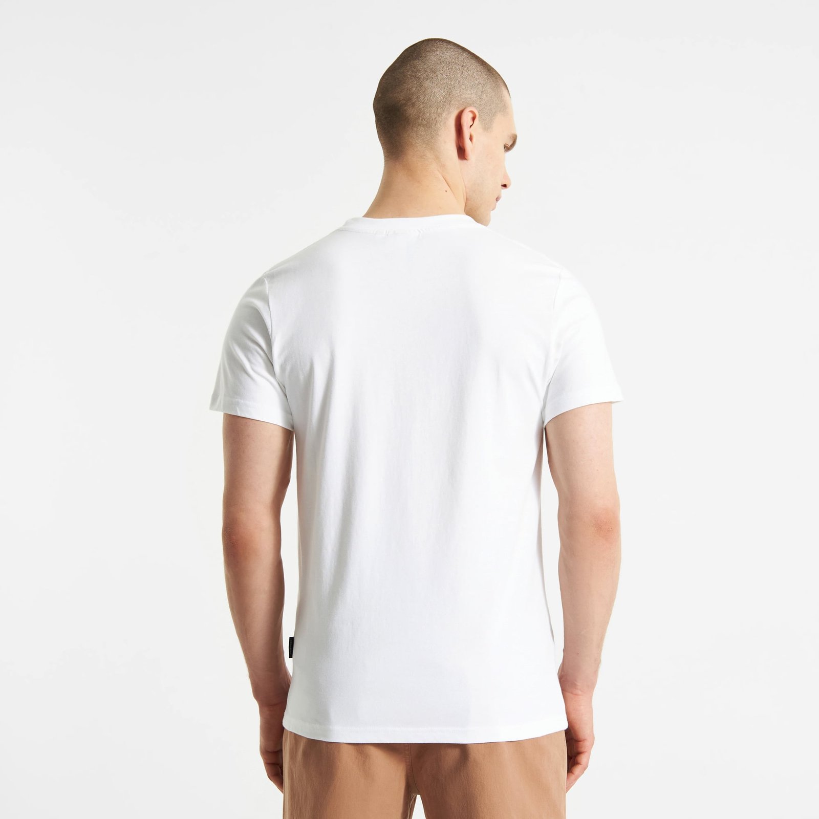 T-shirt Stockholm Mushroom Emb White