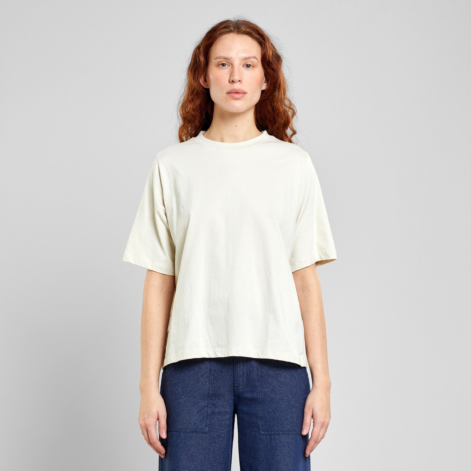 T-shirt Vadstena Base Oat White