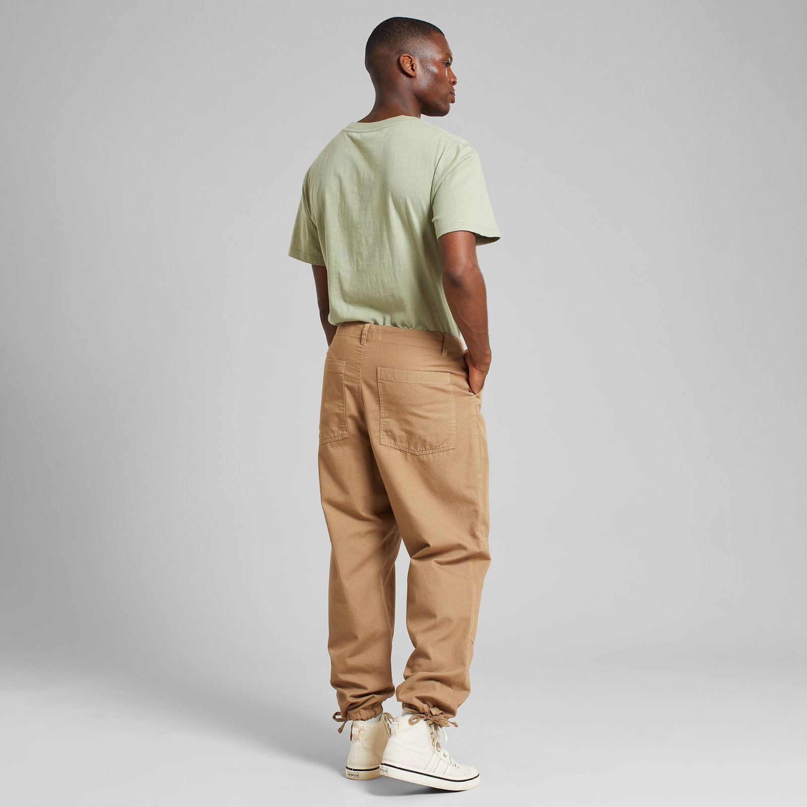 Cargo Pants Dokkas Canvas Kelp Beige