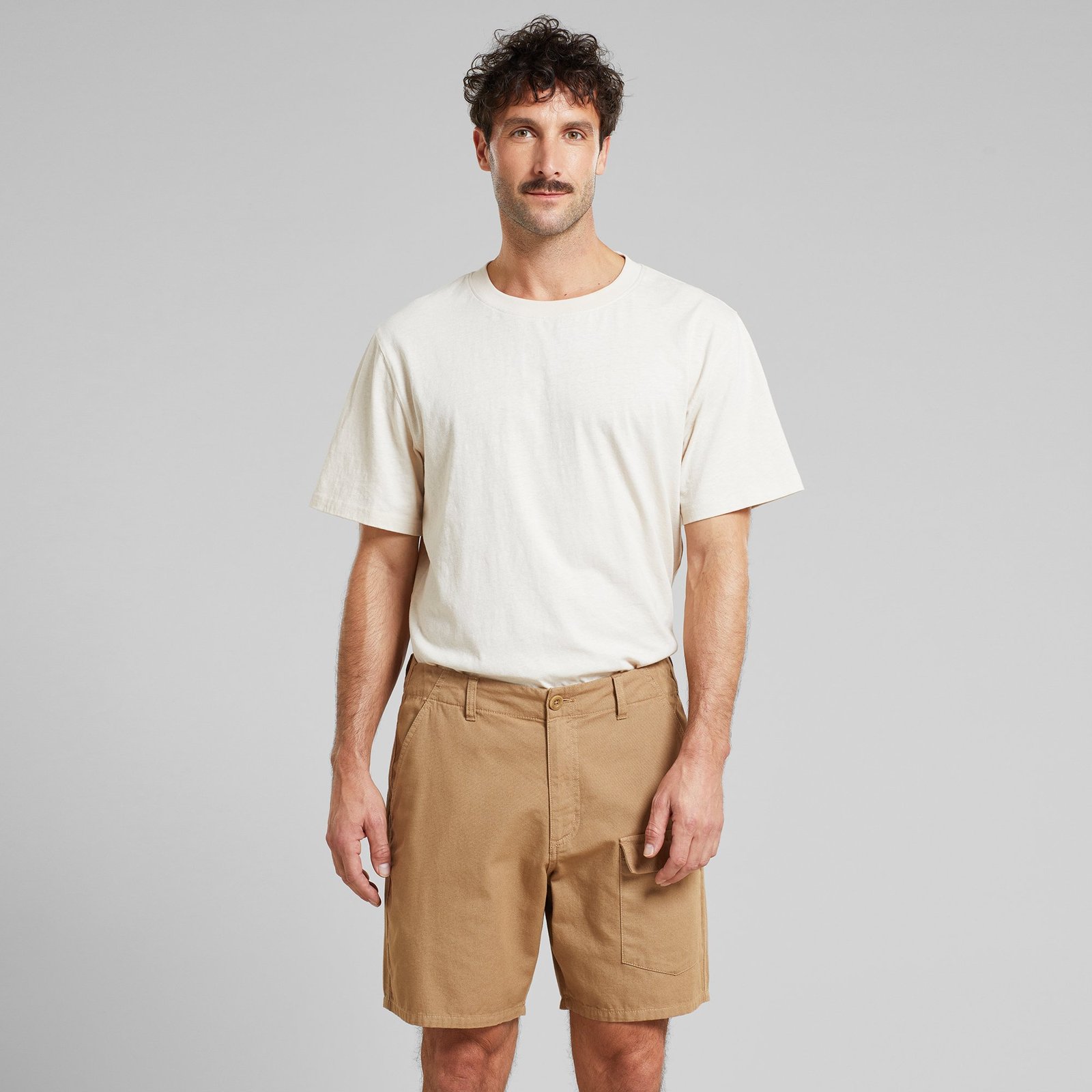 Cargo Shorts Muddus Canvas Kelp Beige