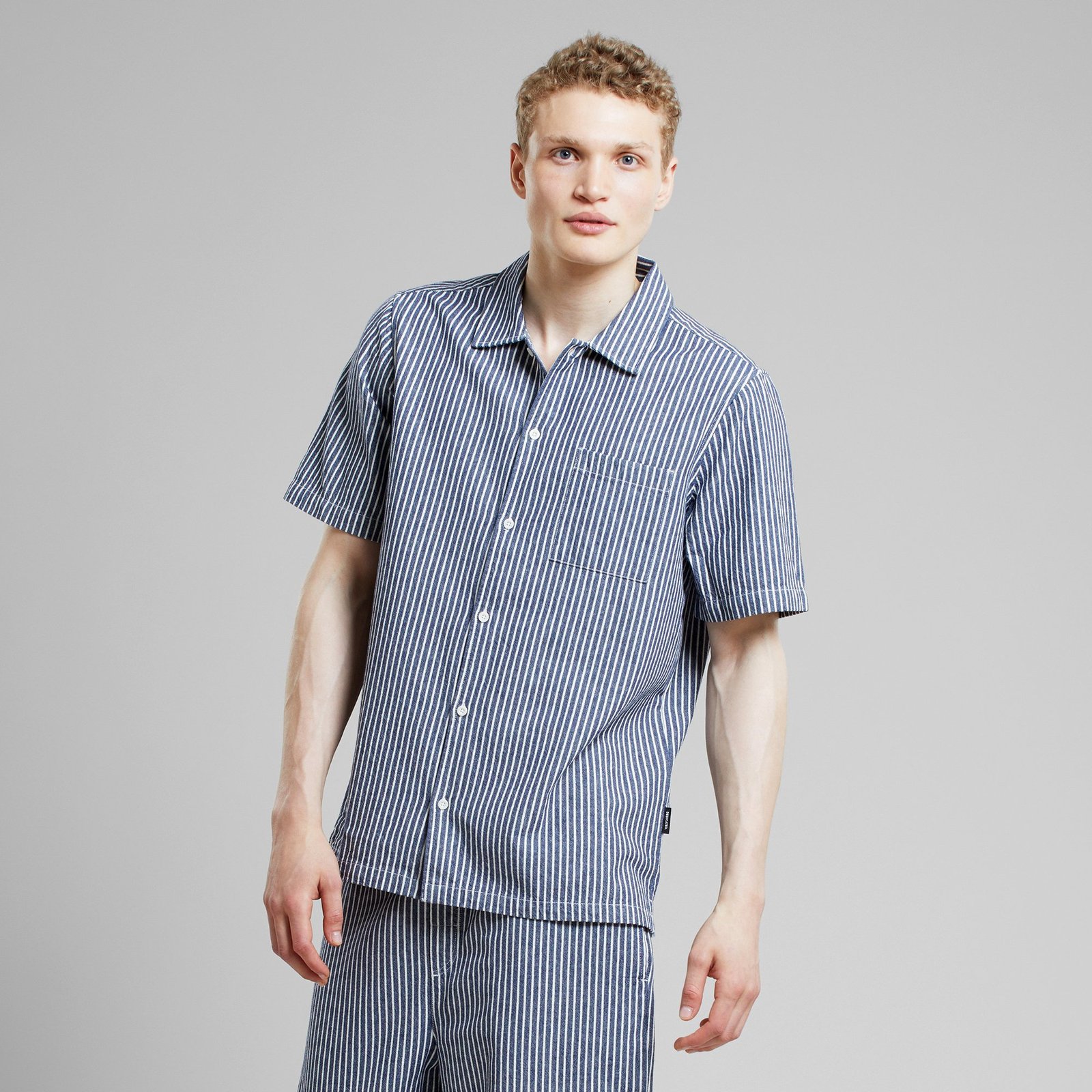 Shirt Brantevik Work Stripe Blue
