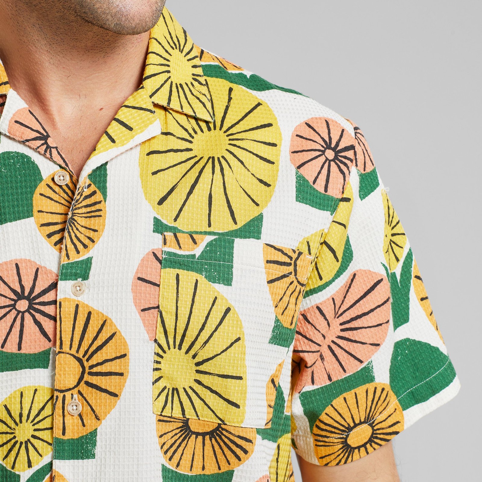 Shirt Marstrand Dandelions Oat White