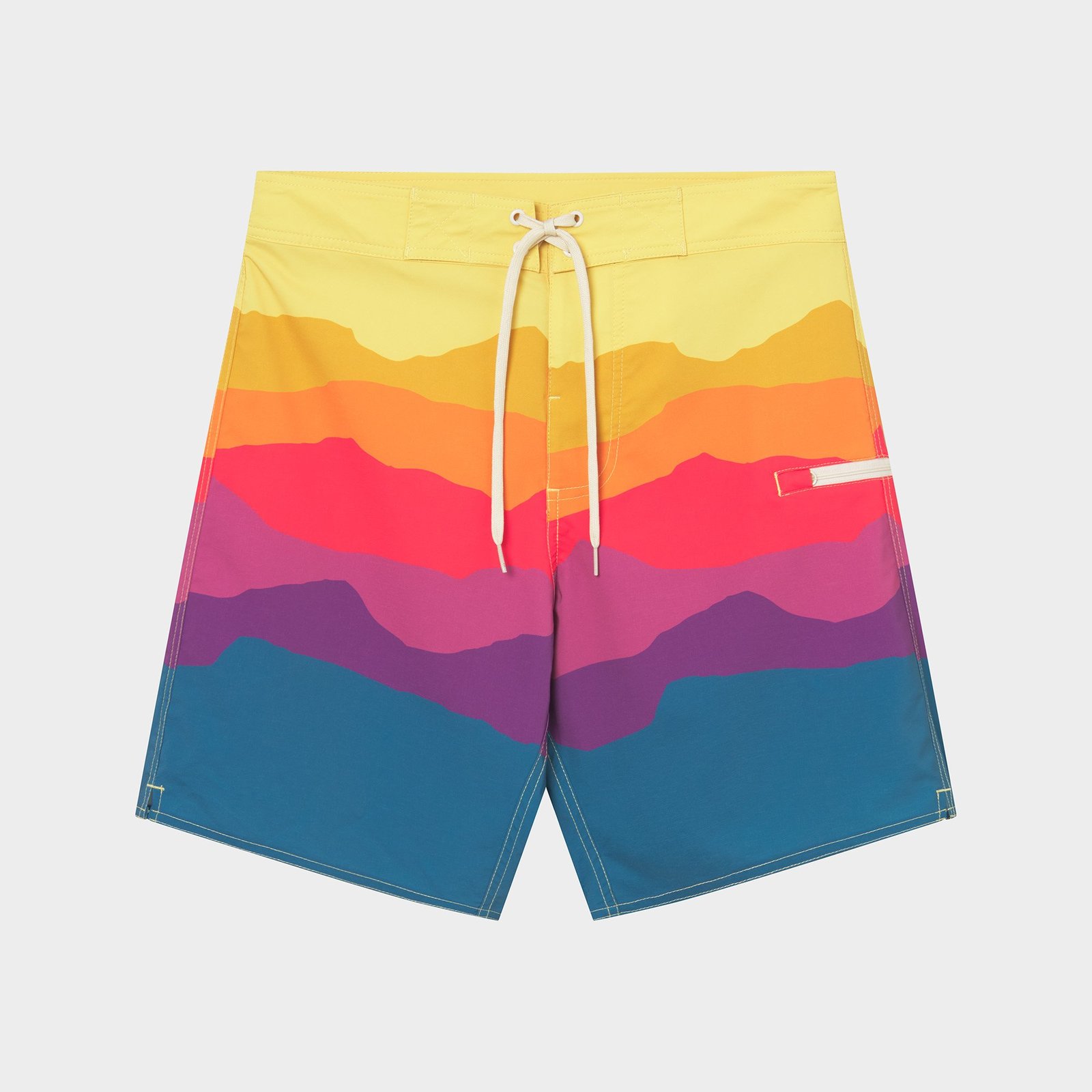 Board Shorts Toroe Sunset Lines Multi Color