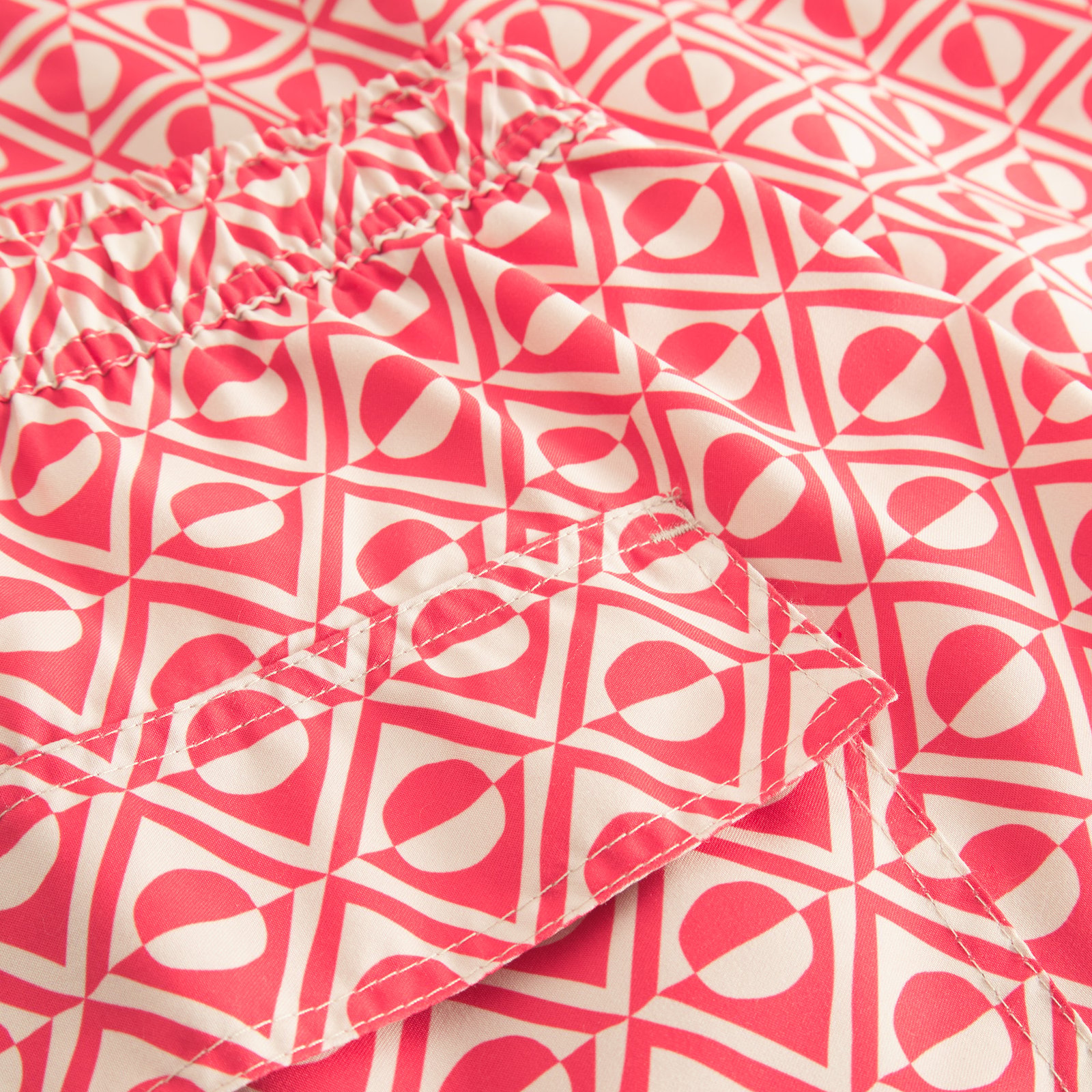 Swim Shorts Sandhamn Sun Diamond Cayenne Red