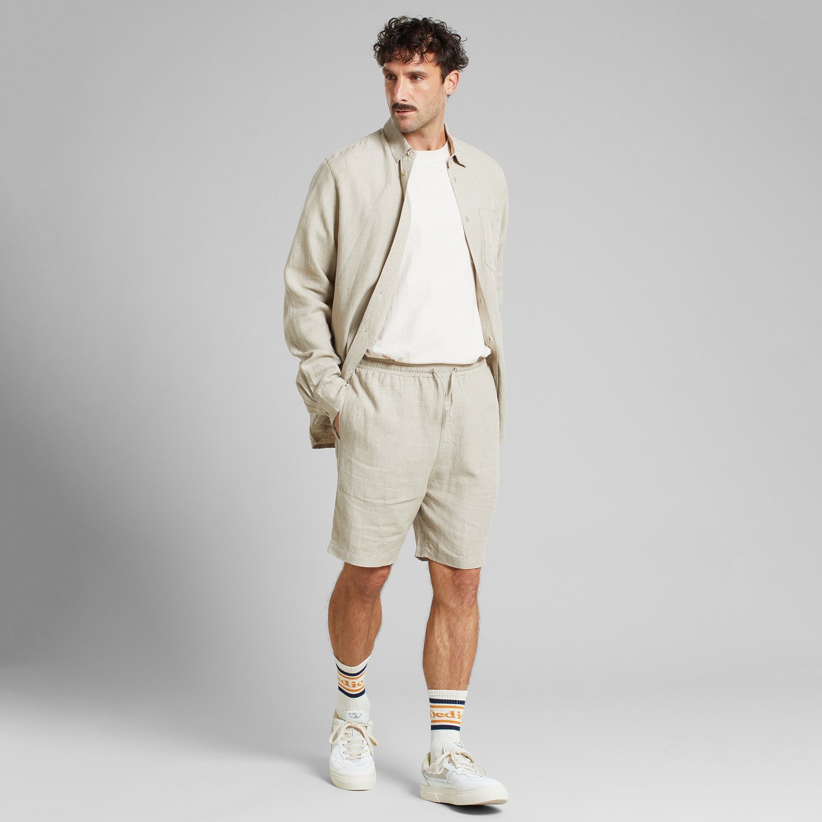 Shorts Vejle Linen Ecru