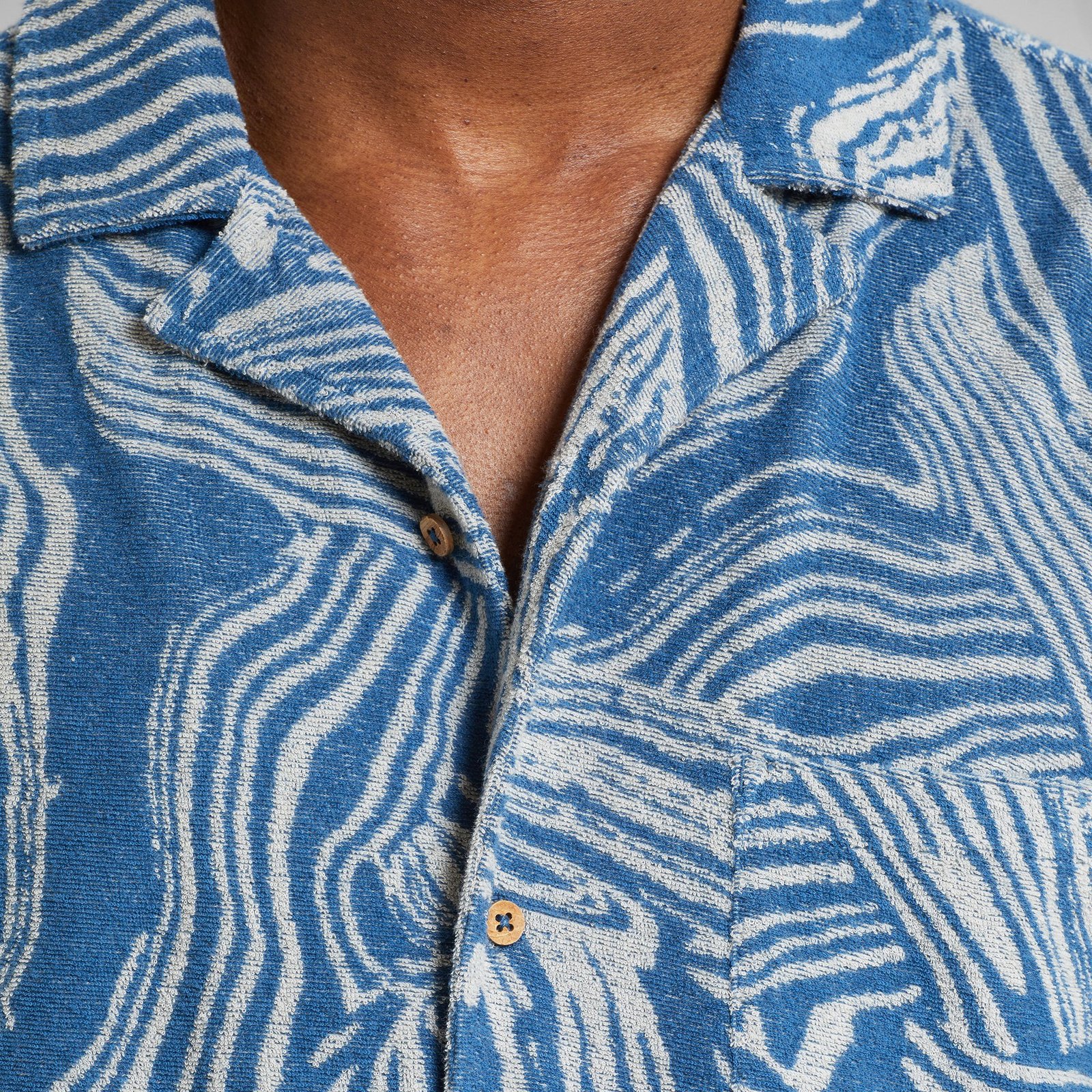 Terry Shirt Marstrand Clay Swirl Blue