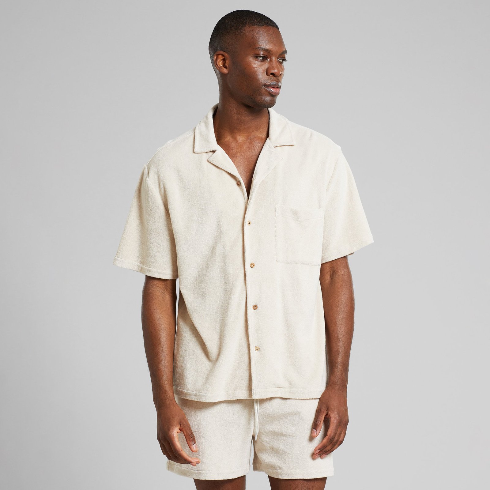 Terry Shirt Marstrand Oat White