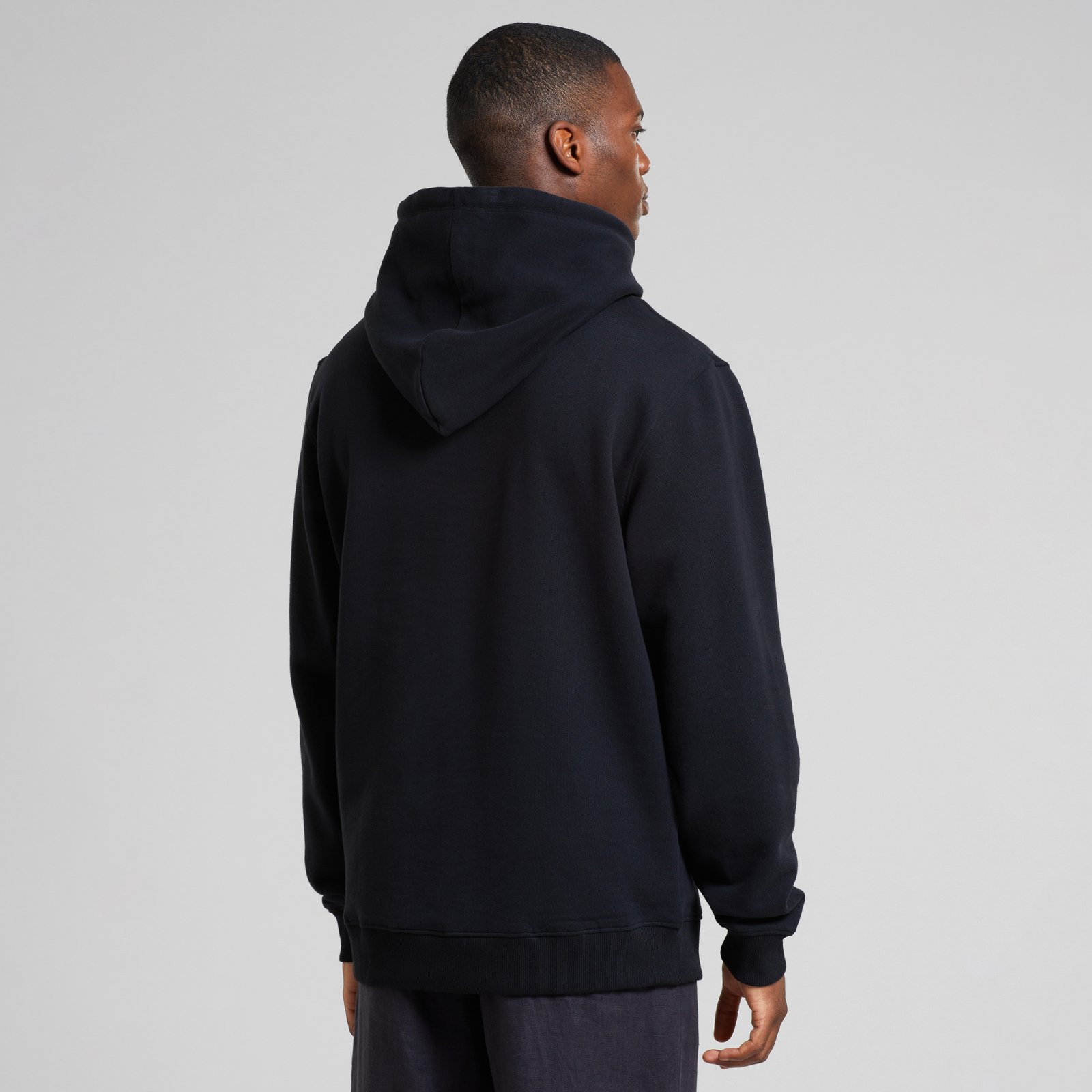 Hoodie Falun Sunset Lines Emb Black
