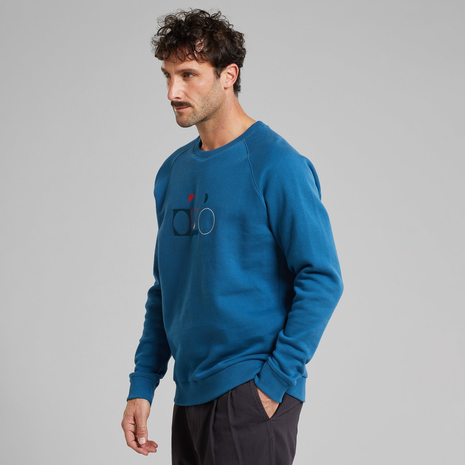 Sweatshirt Malmoe Primary Bike Midnight Blue