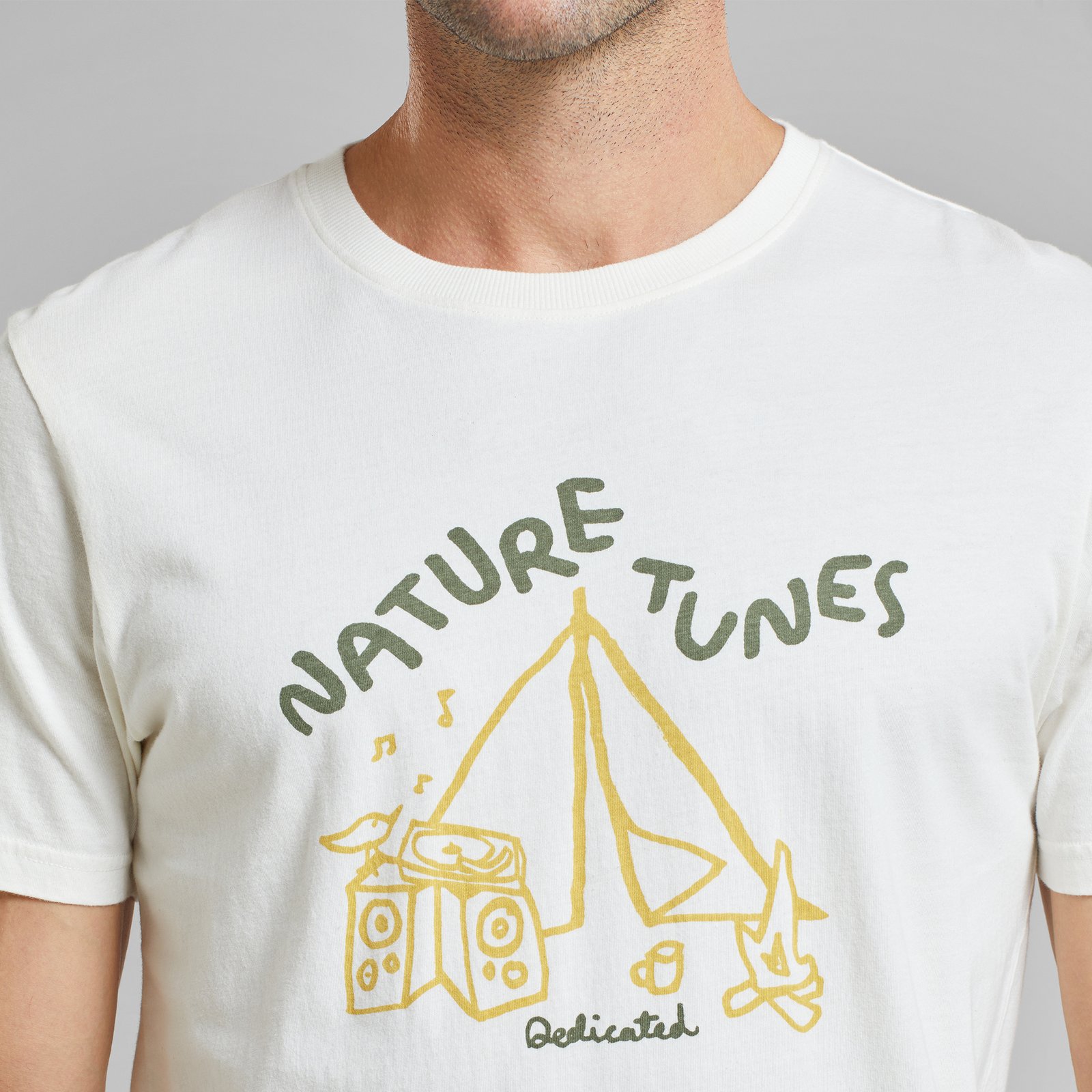 T-shirt Stockholm Nature Tunes Off-White