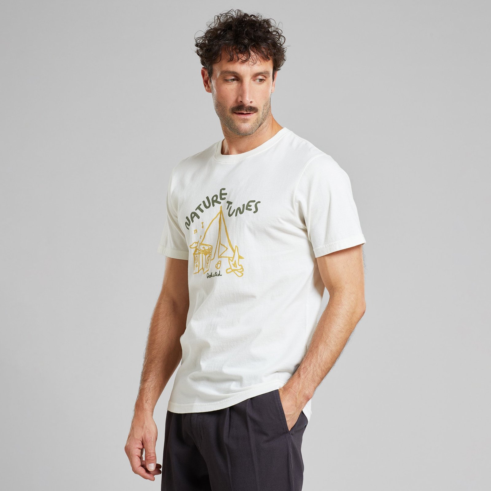 T-shirt Stockholm Nature Tunes Off-White