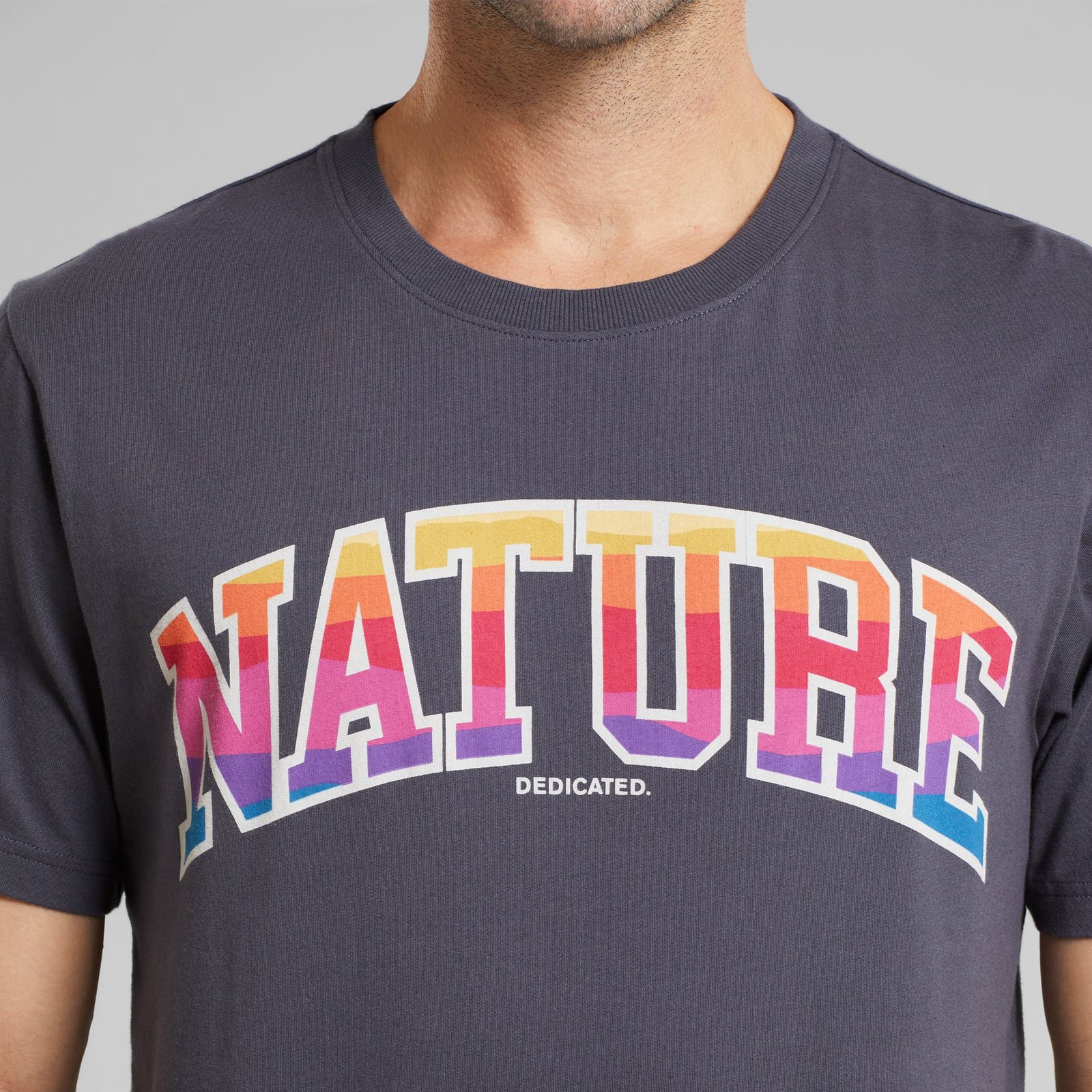 T-shirt Stockholm Nature Sunset Charcoal