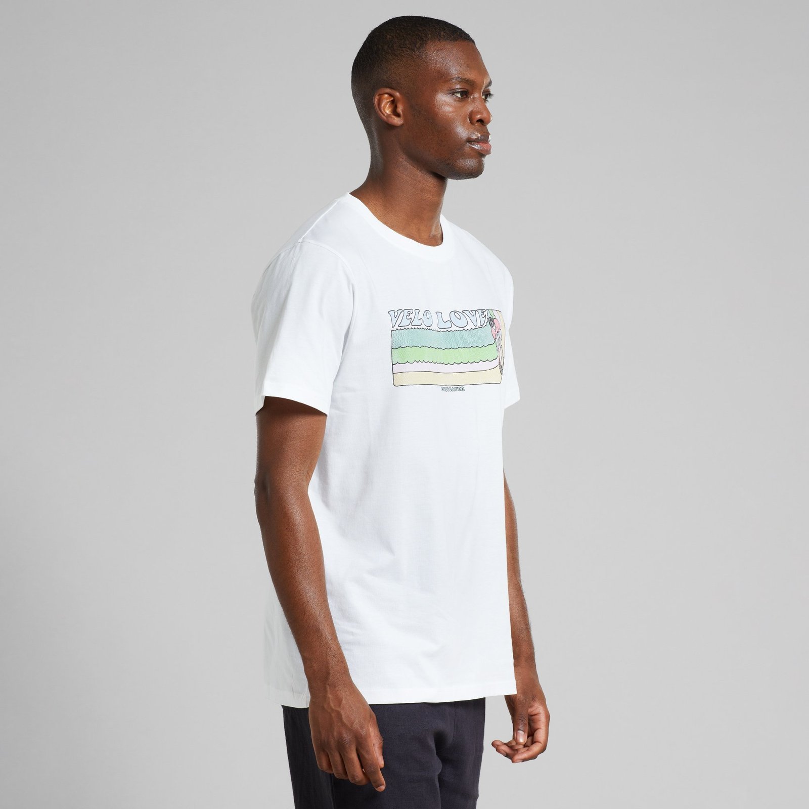 T-shirt Stockholm Retro Velo Love Off-White