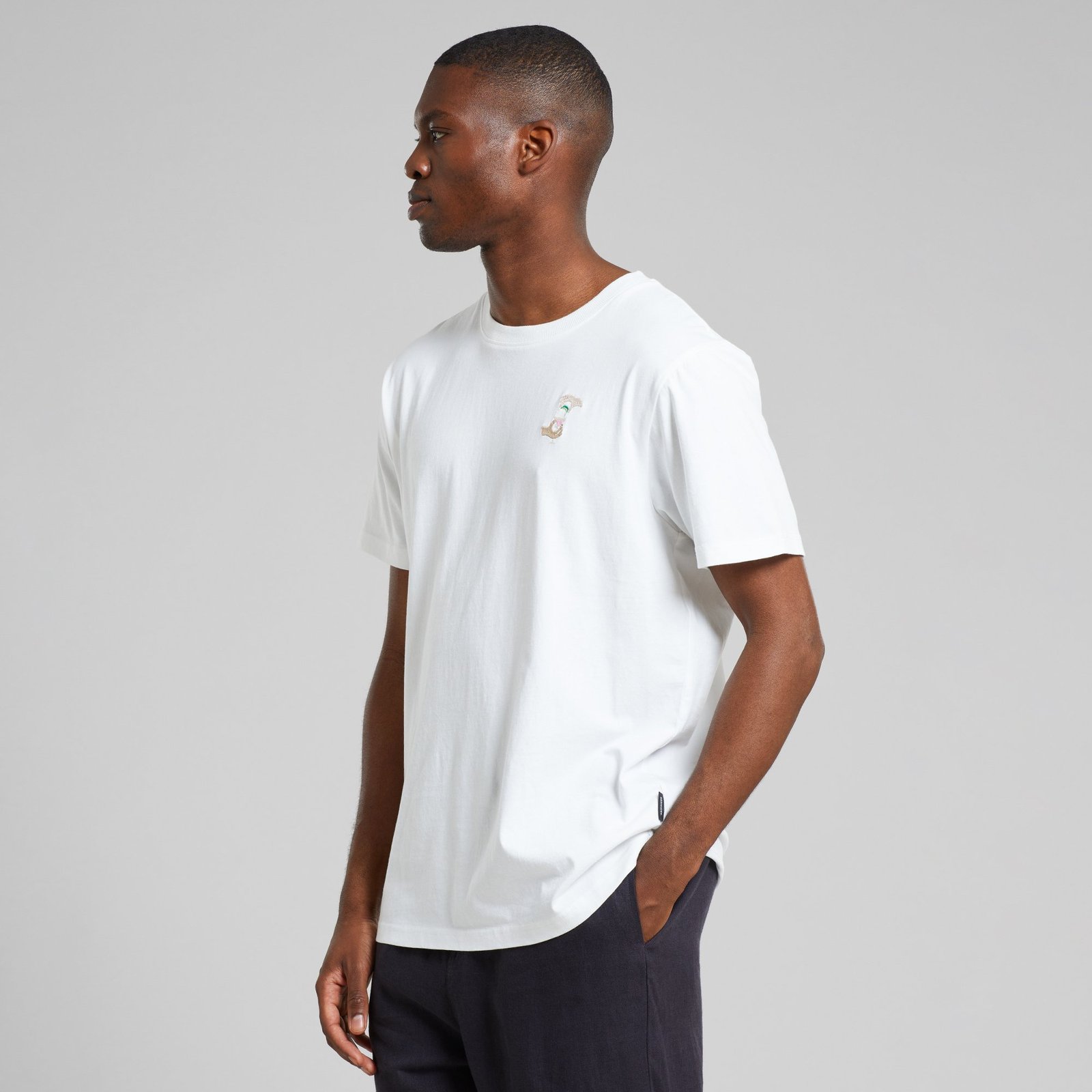 T-shirt Stockholm Siesta Fiesta Hands Emb White