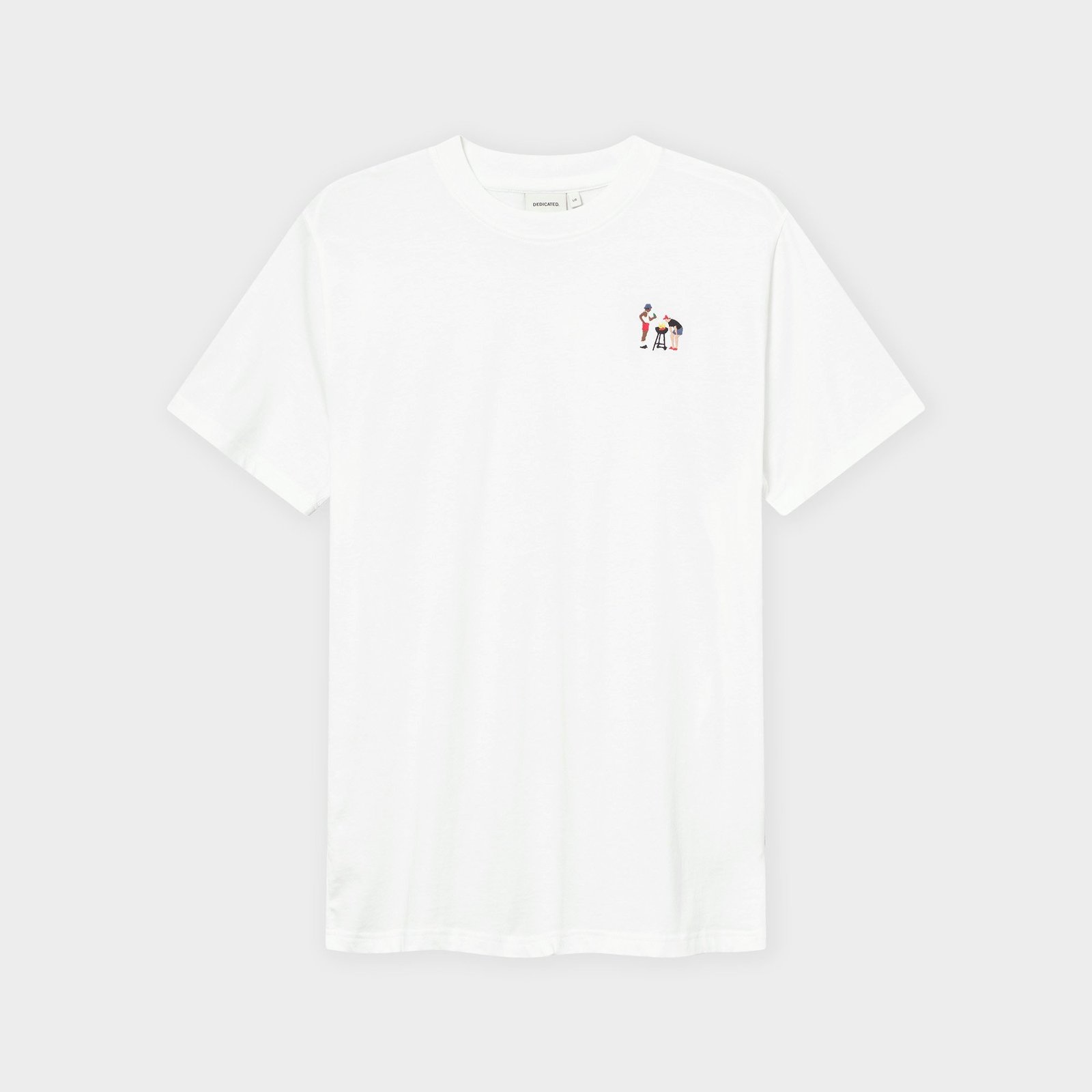 T-shirt Stockholm BBQ Emb White