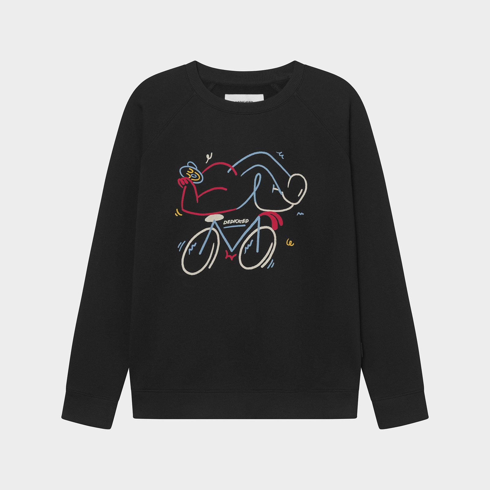 Sweatshirt Malmoe Happy Biker Black