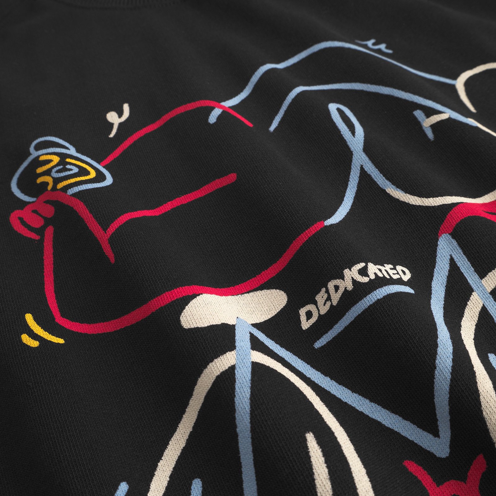 Sweatshirt Malmoe Happy Biker Black