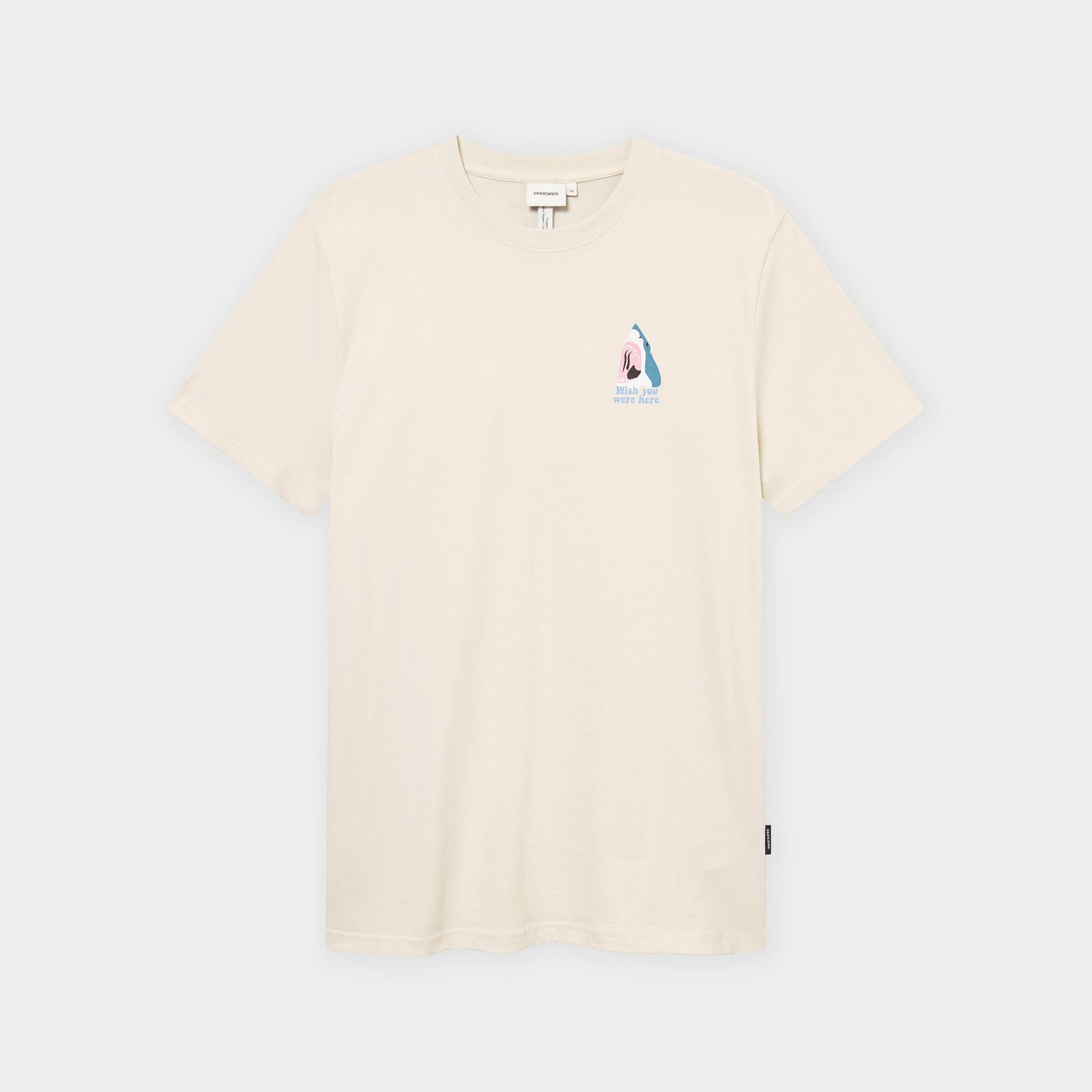 T-shirt Stockholm Wish Chest Oat White